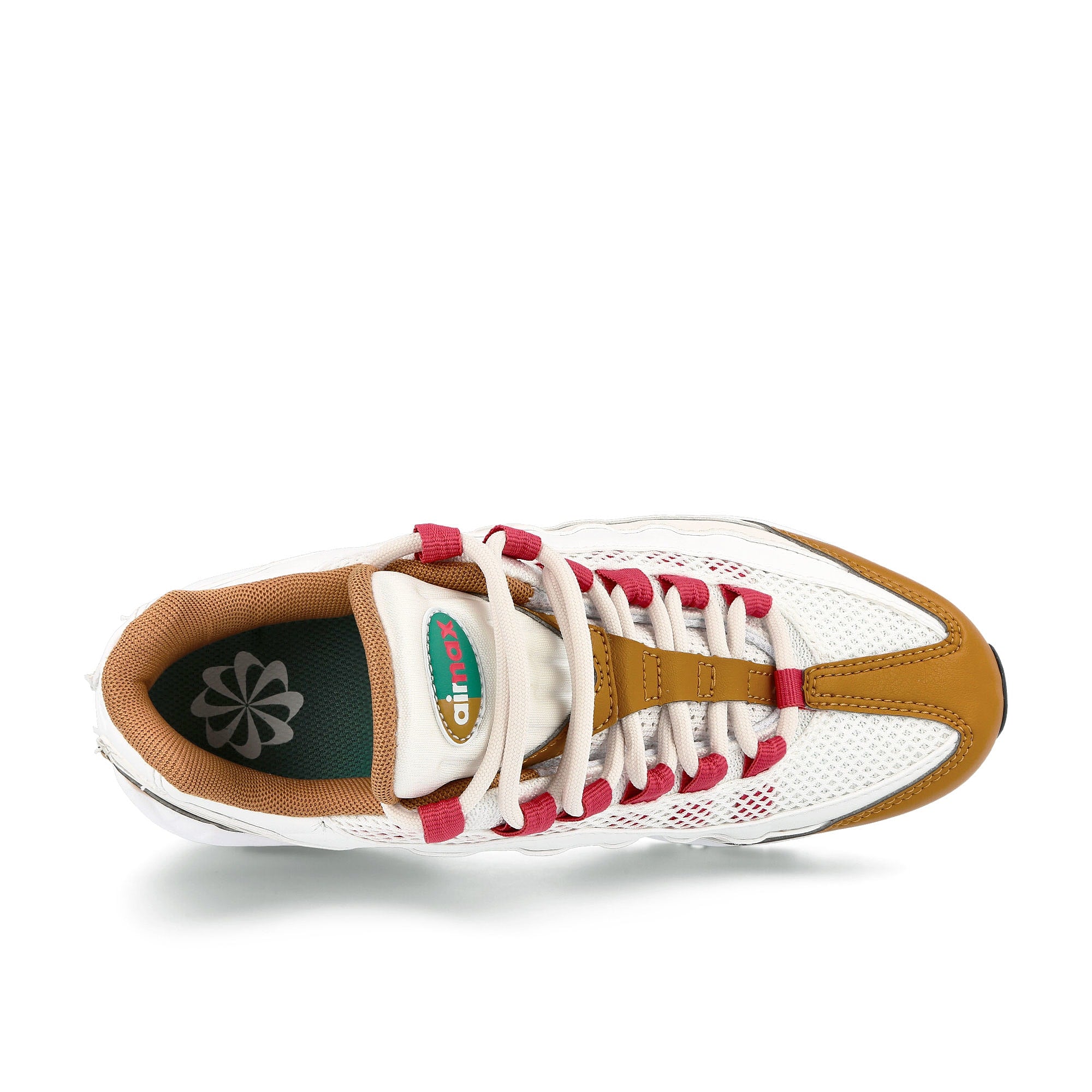 Nike wmns air max 95 Summit White-Green Noise - Wheat - Phantom Sneakers Detailfoto | Overkill