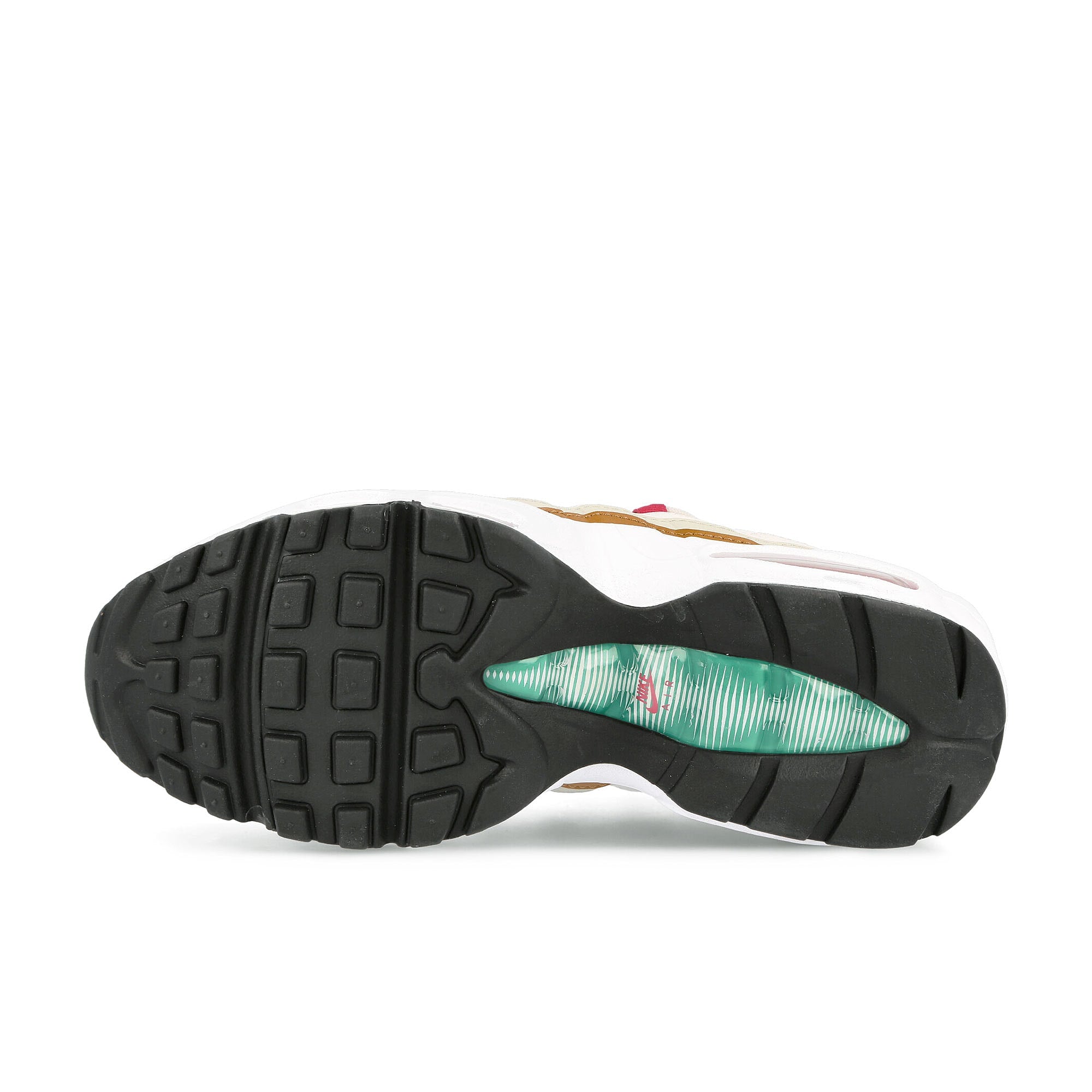 Nike wmns air max 95 Summit White-Green Noise - Wheat - Phantom Sneakers Detail View 1 | Overkill