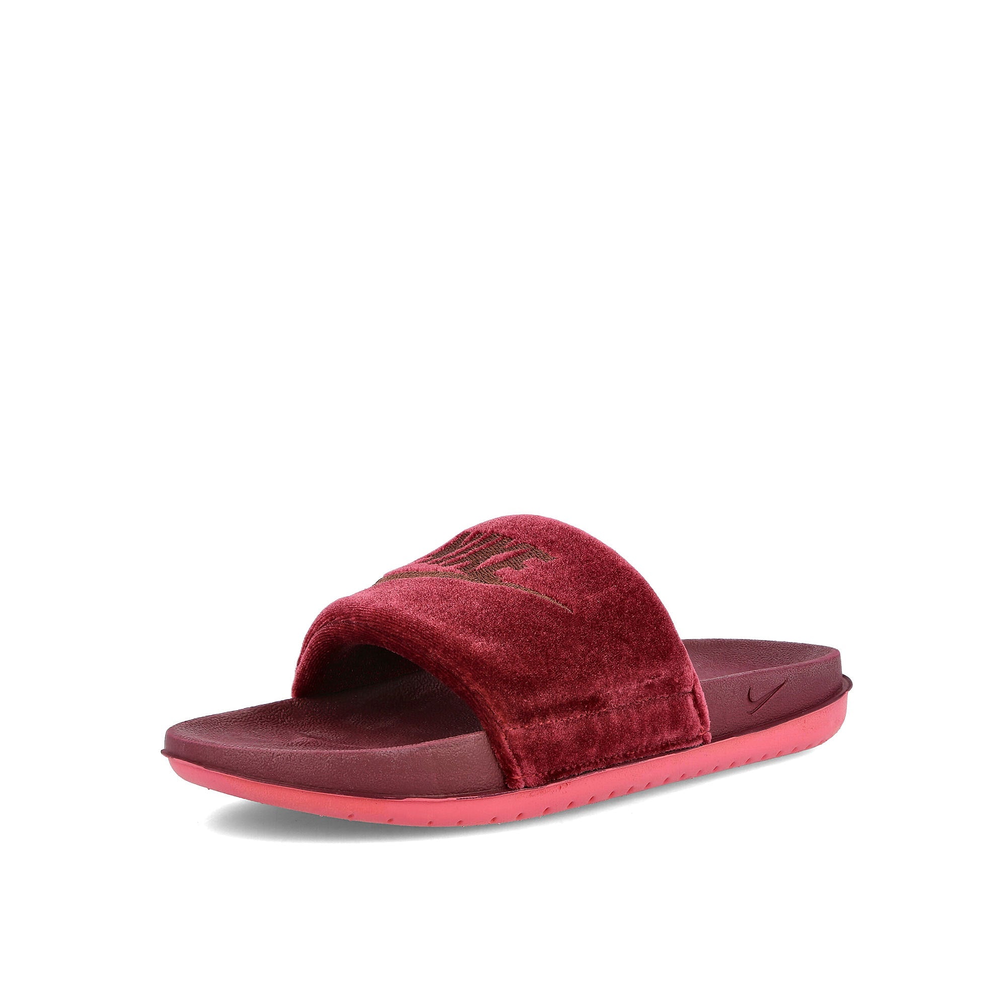 Nike wmns offcourt slide se Dark Beettroot-MTLC Mahogany - Archaeo Pink Slides, Sandals & Slippers Close Up | Overkill
