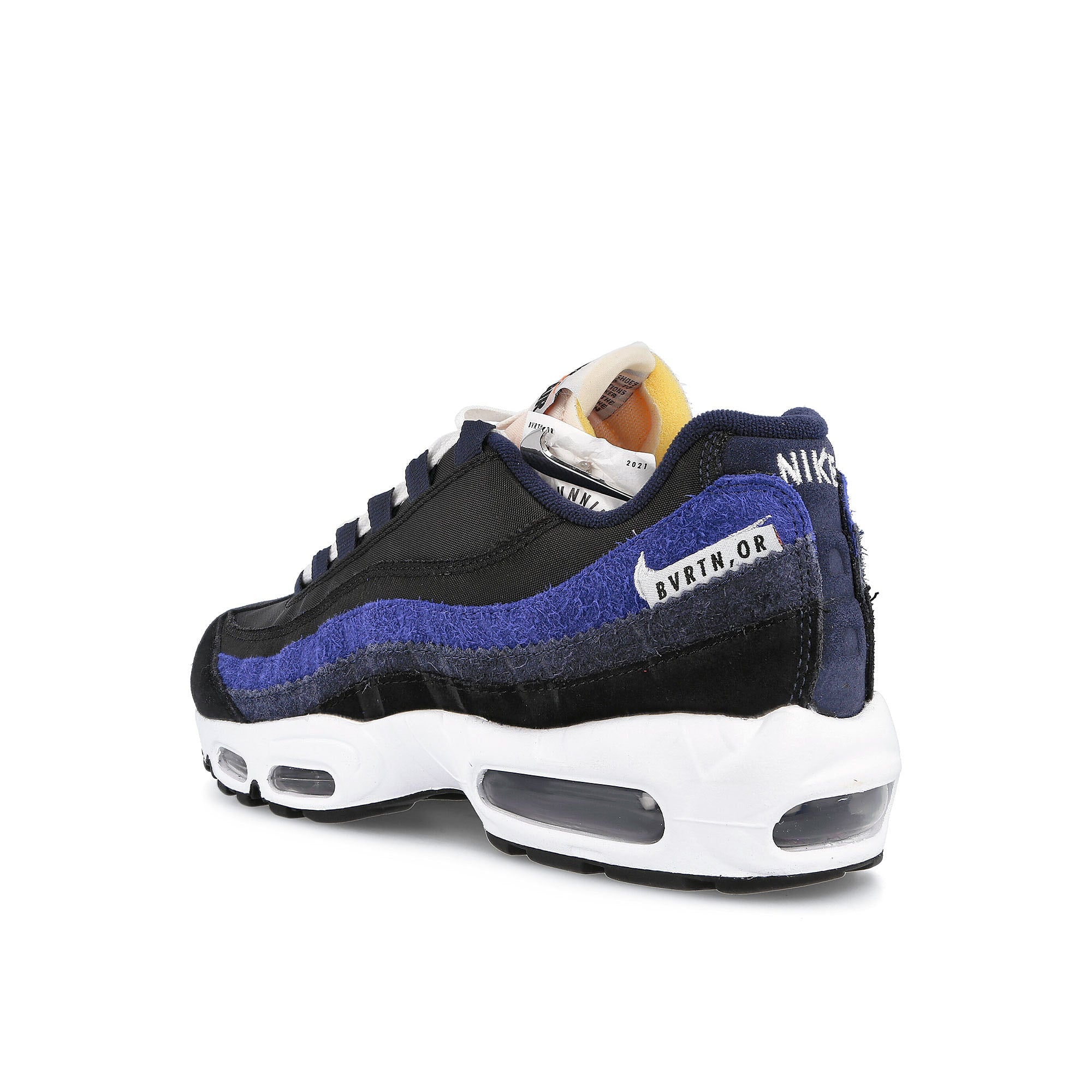 Nike air max 95 se Black-Sail - Obsidian - Deep Royal Blue Low Top Sneakers Material | Overkill