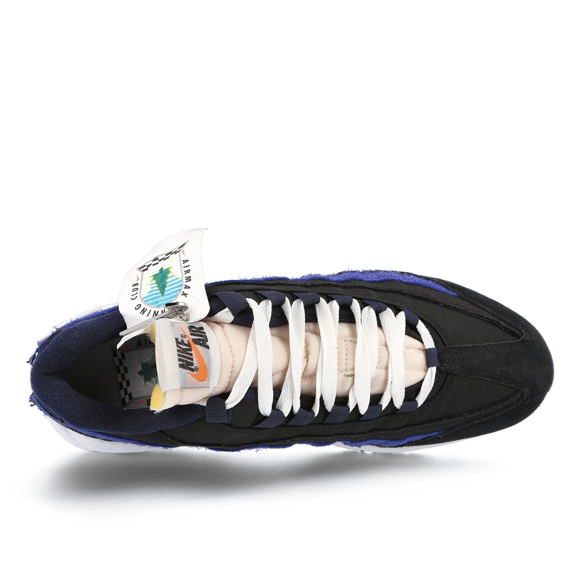 Nike air max 95 se Black-Sail - Obsidian - Deep Royal Blue Low Top Sneakers Detailfoto | Overkill