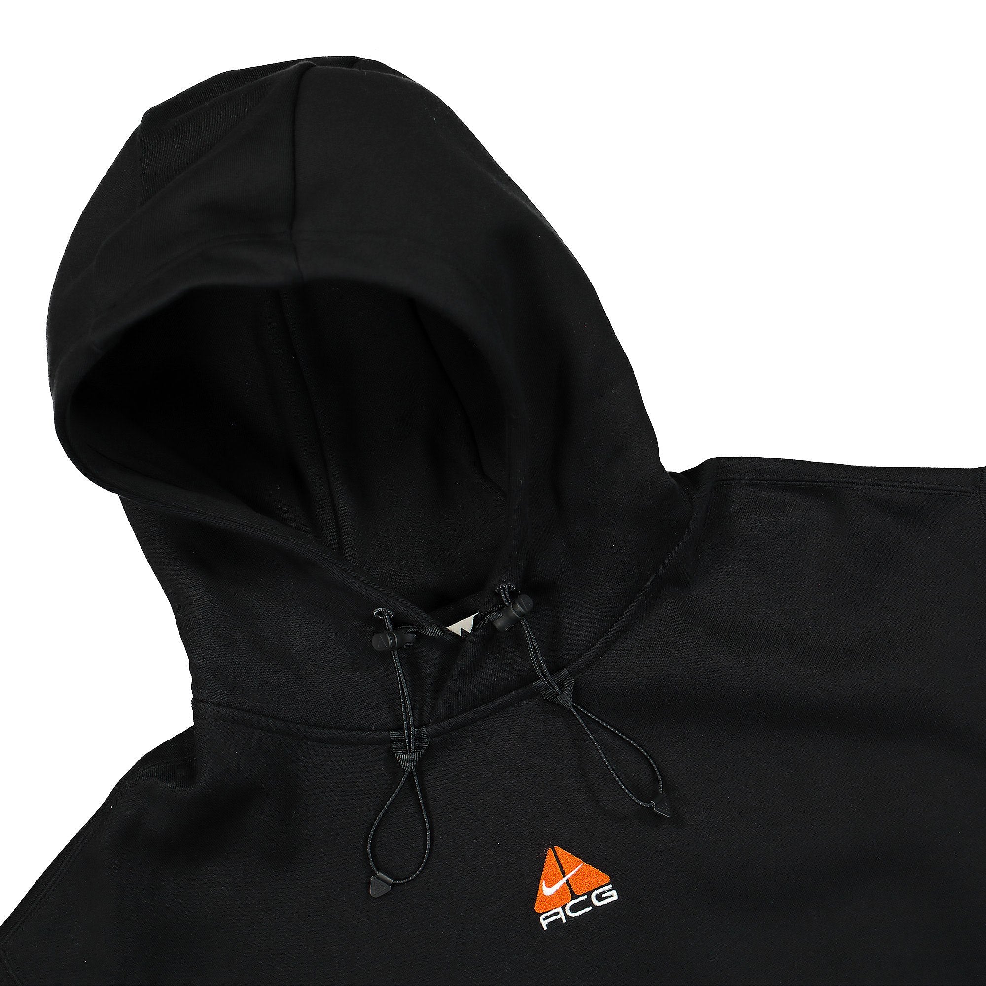 Nike ACG Therma FIT Fleece Pullover Hoodie Black / Black / Black / Summit White Hoodies Close-up | Overkill