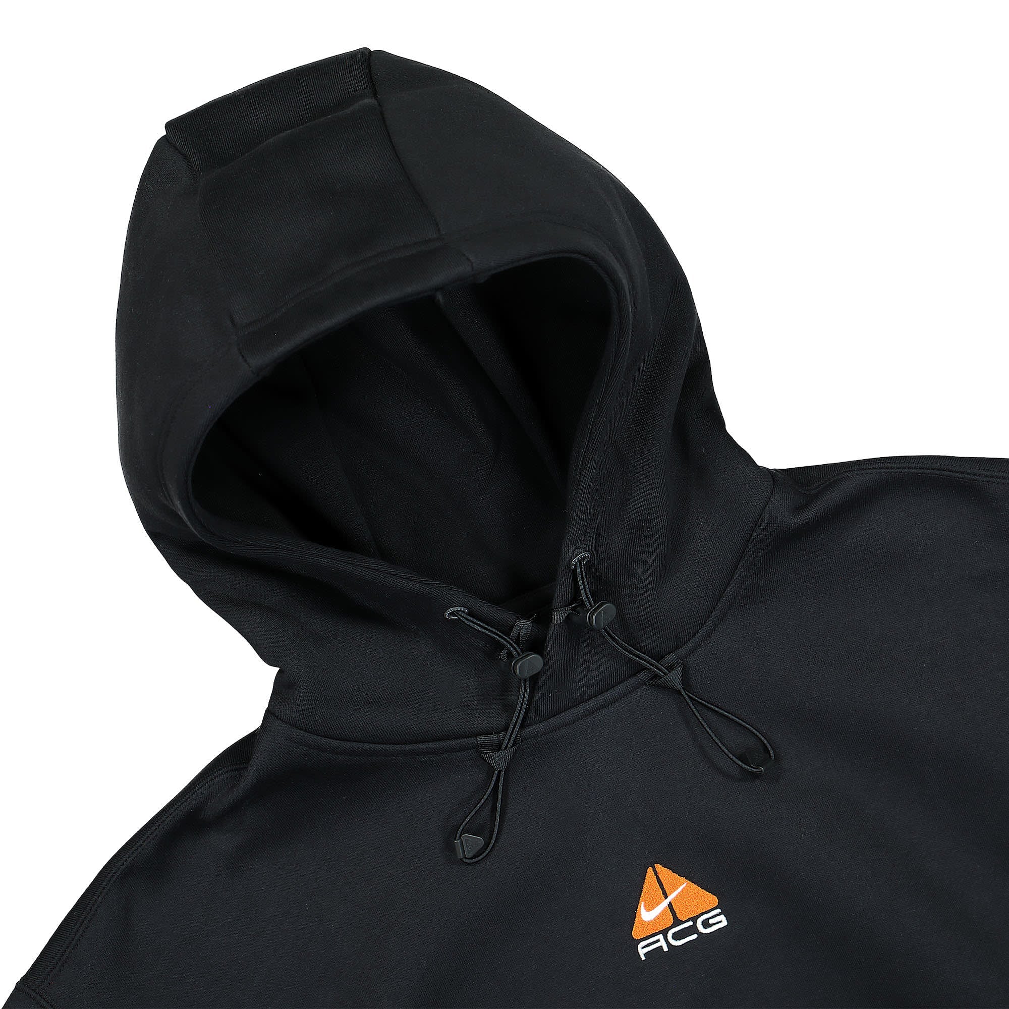 Nike NRG ACG Therma FIT Fleece Pullover Hoodie Black / Dark Smoke Grey - Summit White Hoodies Close-up | Overkill