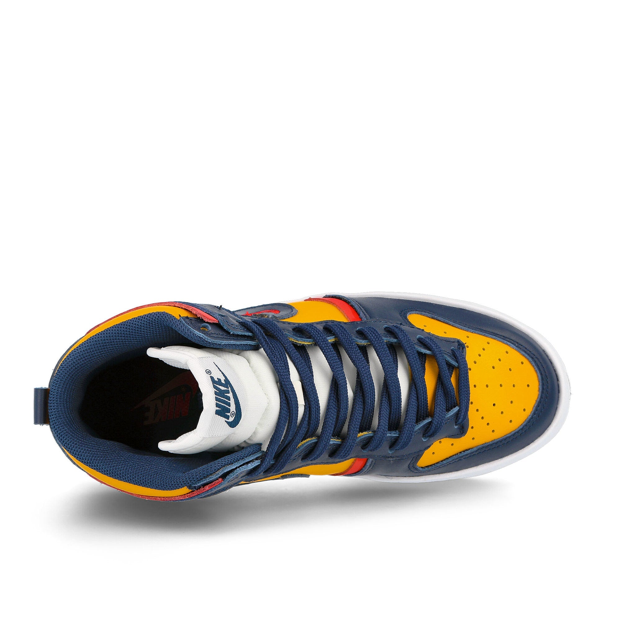 Nike wmns dunk high rebel Varsity Maize-Midnight Navy High Top Sneakers Detailfoto | Overkill