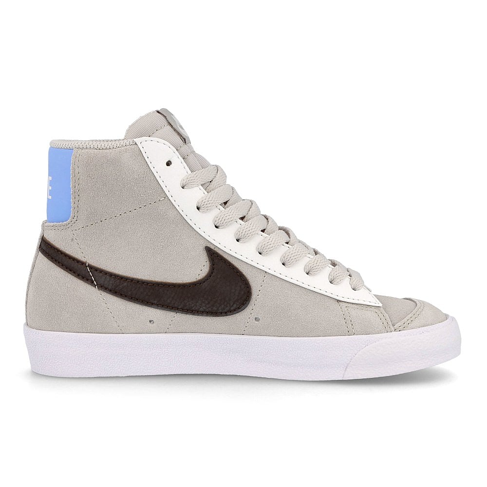 Nike wmns blazer mid 77 Light Bone-Dark Cinder - Summit White Mid Top Sneakers Silhouette | Overkill
