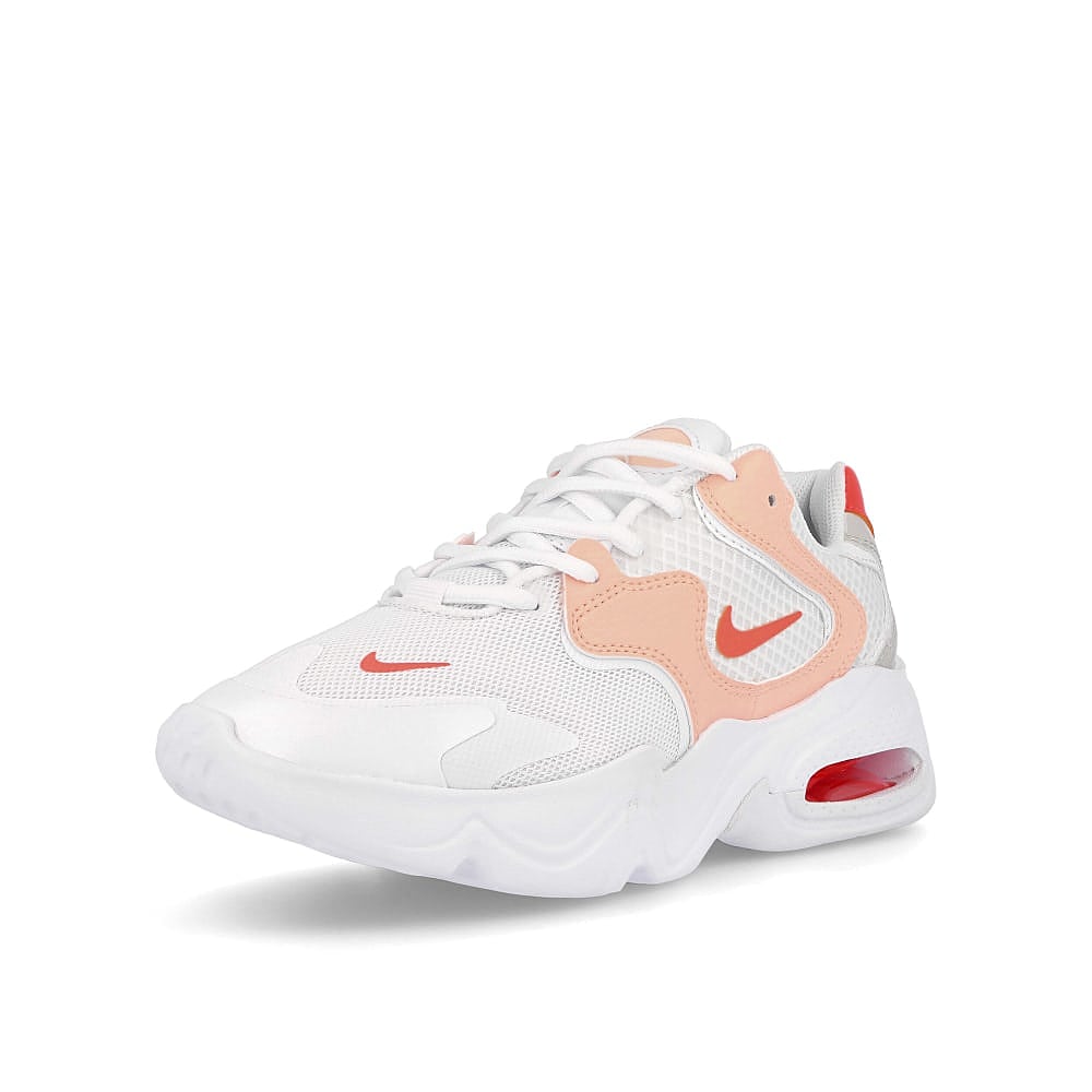 Nike wmns air max 2x White-Bright Mango - Crimson Tint Sneakers Close Up | Overkill