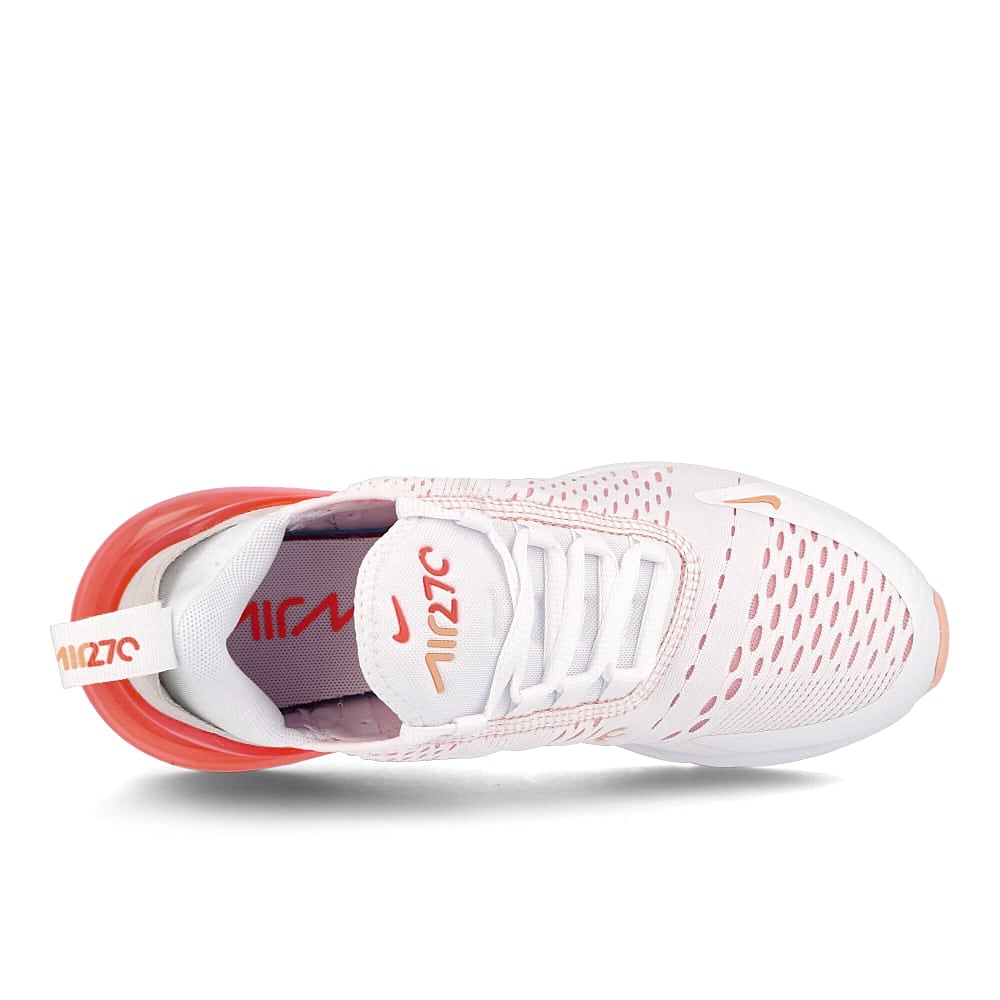 Nike wmns air max 270 essential White-Bright Mango - Crimson Tint Sneakers Detailfoto | Overkill