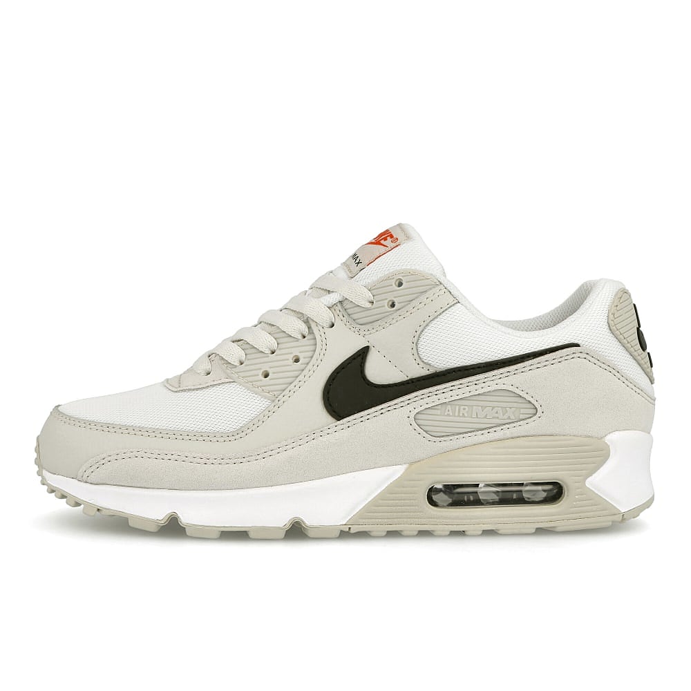 Nike air max 90 White / Black - Light Bone - Team Orange DH4103 100 | Overkill
