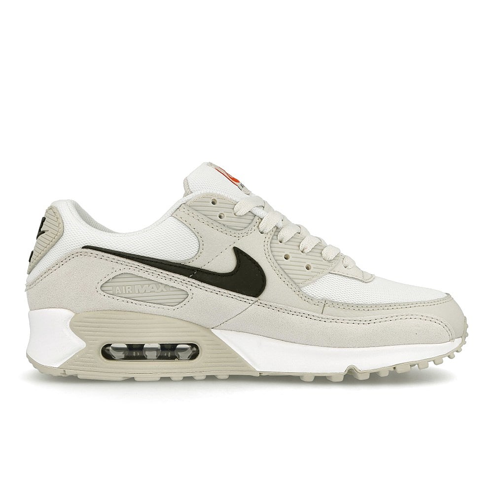 Nike air max 90 White / Black - Light Bone - Team Orange Material | Overkill