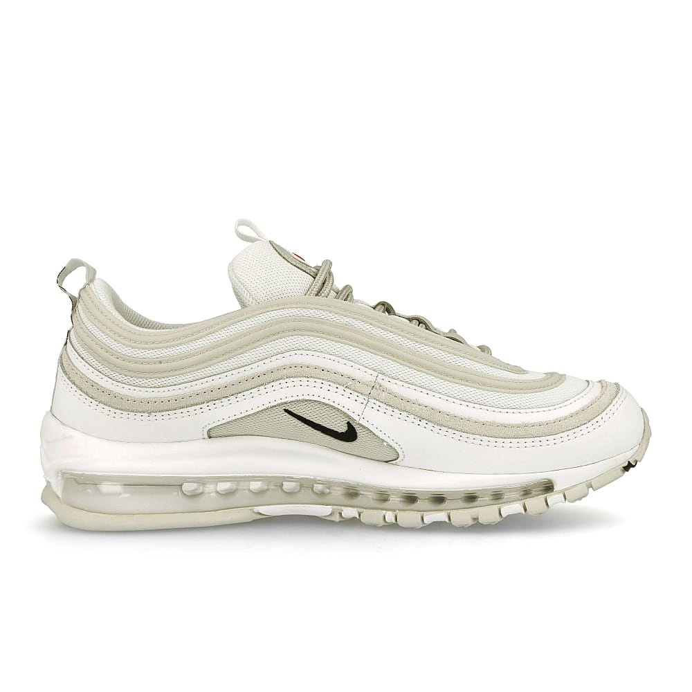 Nike air max 97 White-Light Bone - Black - Team Orange Sneakers Silhouette | Overkill