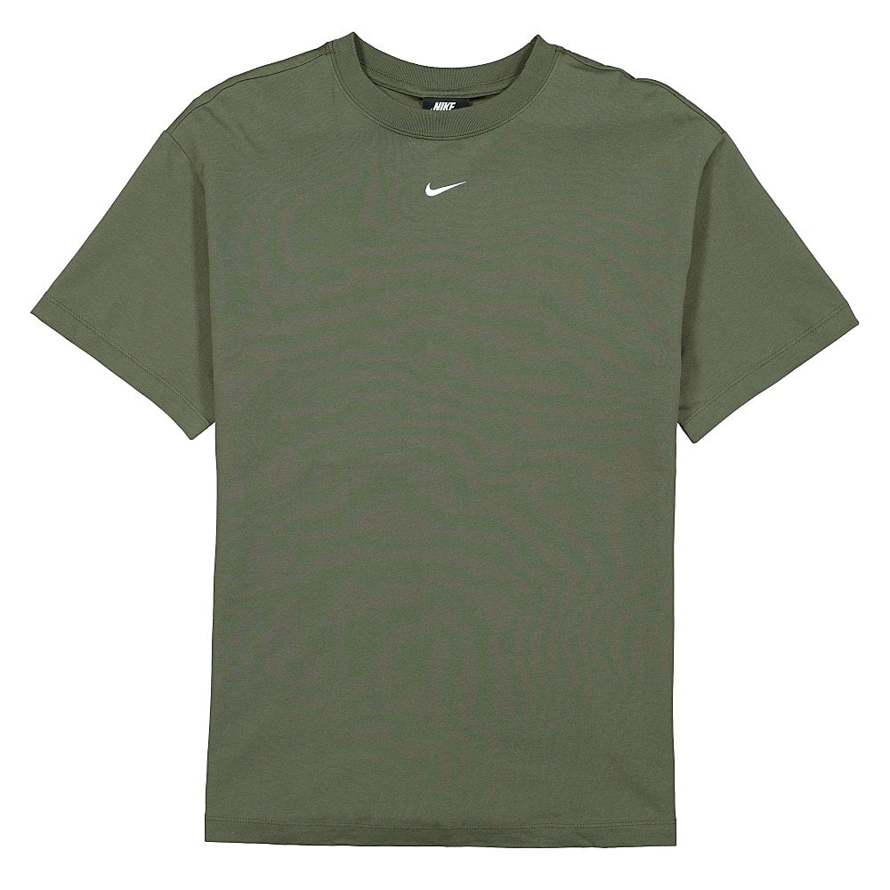 Nike Wmns NSW Essential SS Top BF Cargo Khaki / White T-Shirts DH4255 325 | Overkill