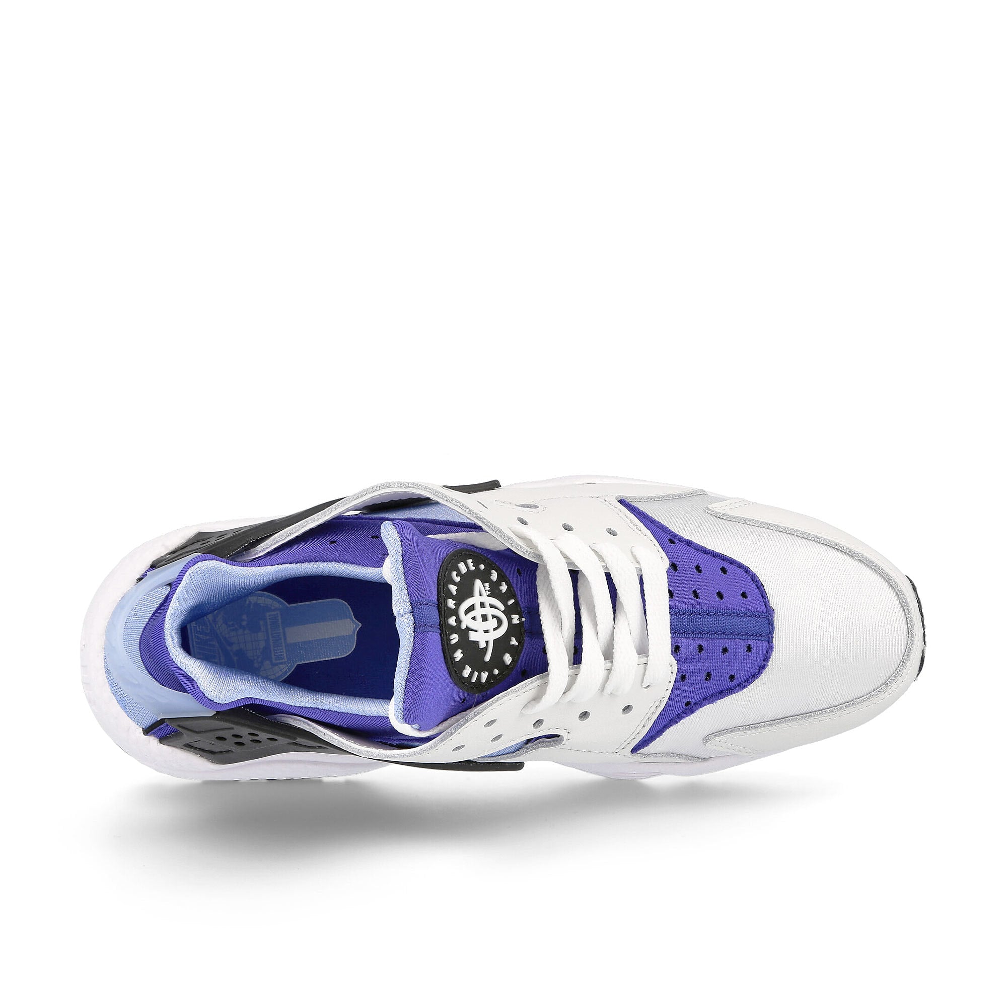 Nike wmns air huarache White-Lapis - Aluminium - Black Sneakers Detailfoto | Overkill