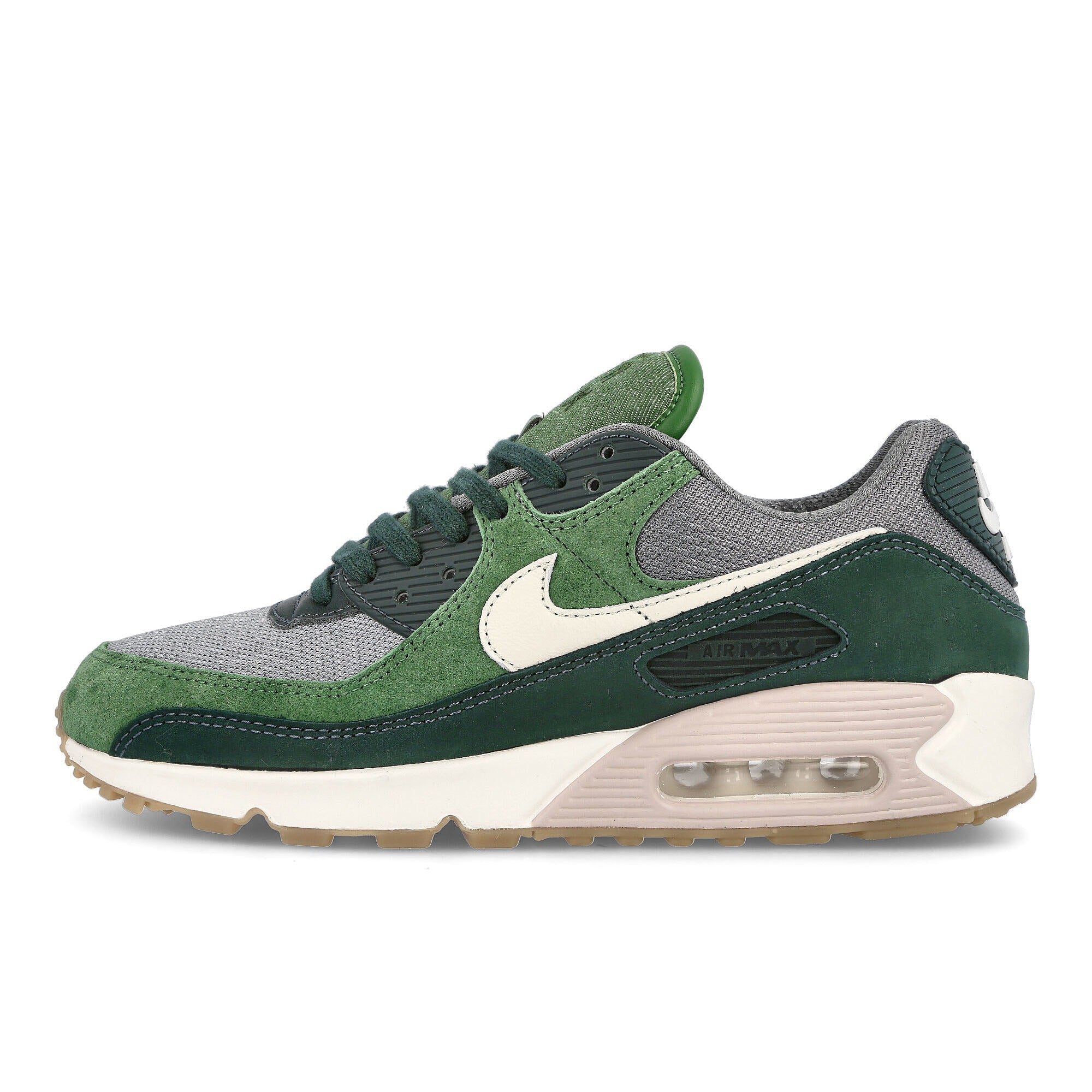 Nike air max 90 premium Pro Green / Pale Ivory - Forest Green Low Top Sneakers DH4621 300 | Overkill