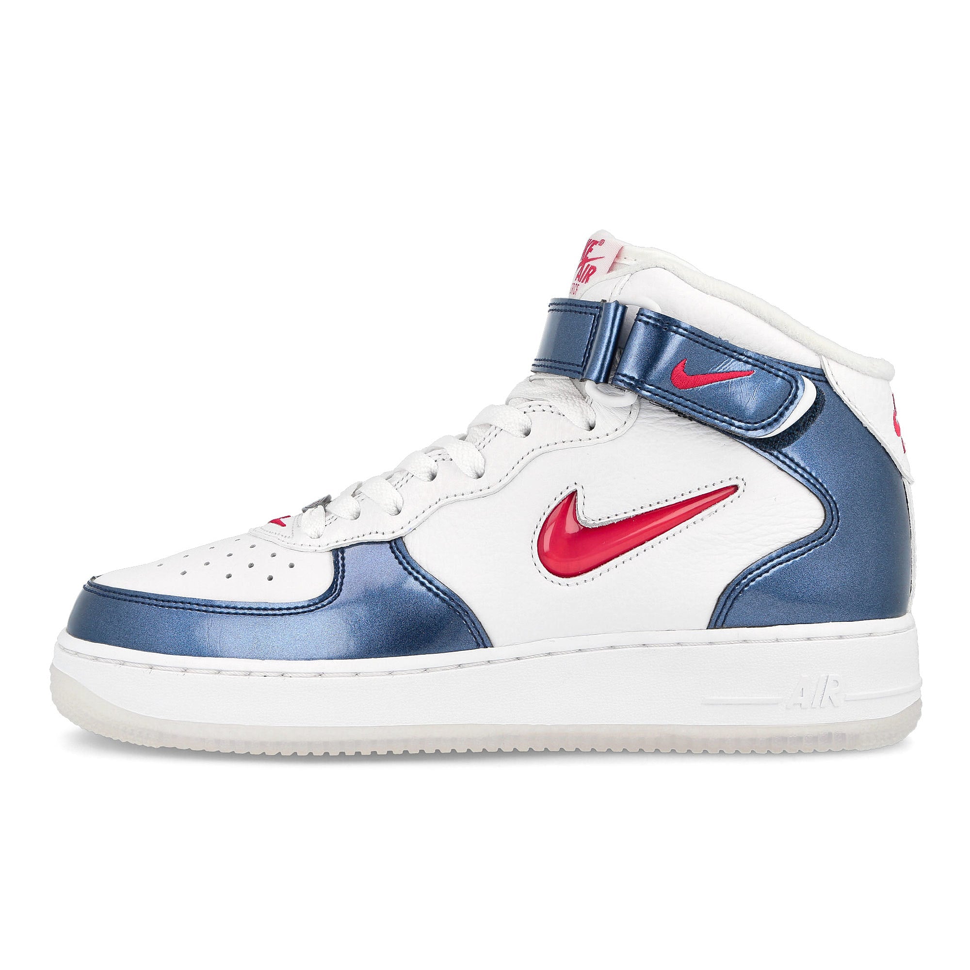 Nike air force 1 mid qs White-University Red - Midnight Navy - White Mid Top Sneakers DH5623 101 | Overkill