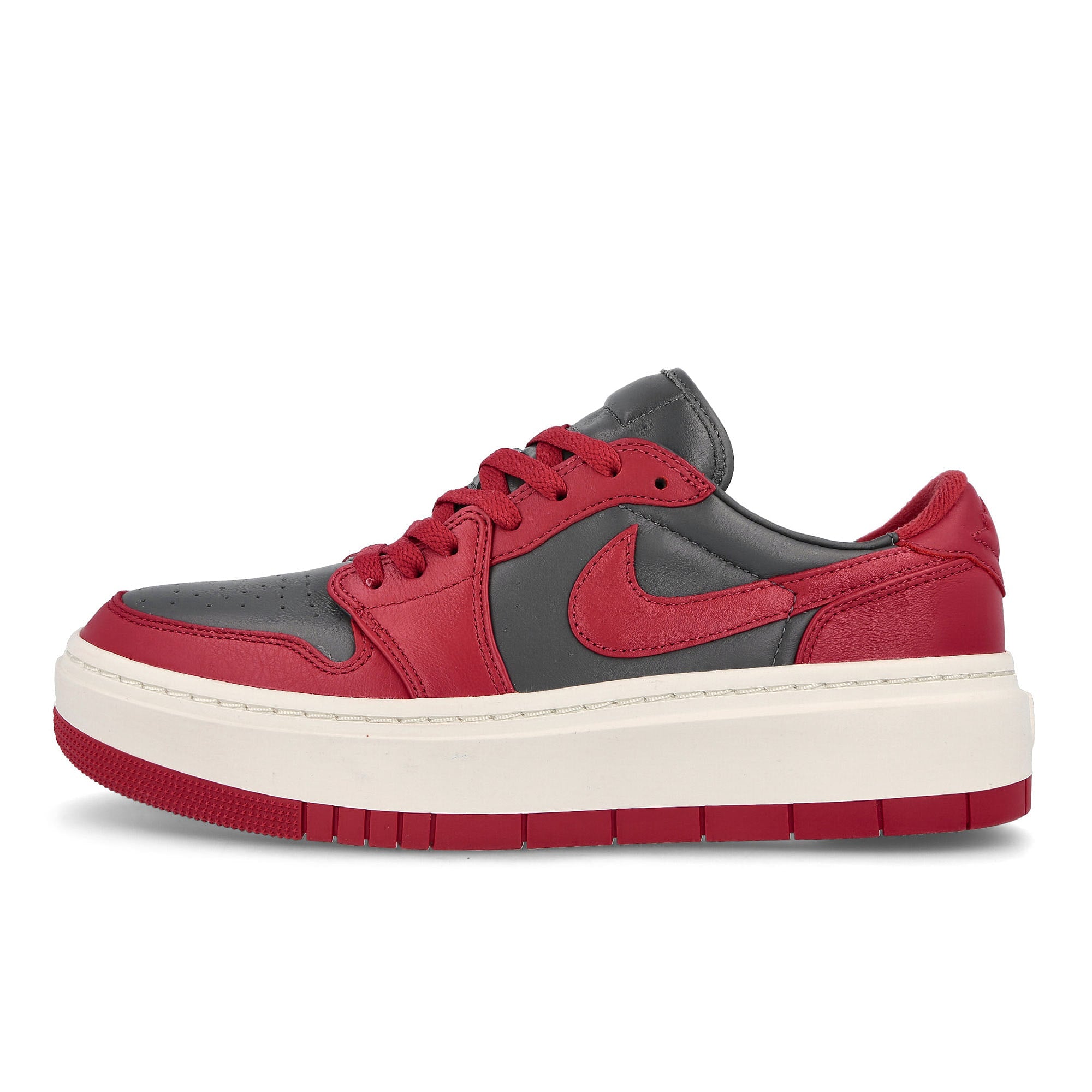 Jordan Wmns Air Jordan 1 Elevate Low Dark Grey-Varsity Red - Sail Sneakers DH7004 006 | Overkill