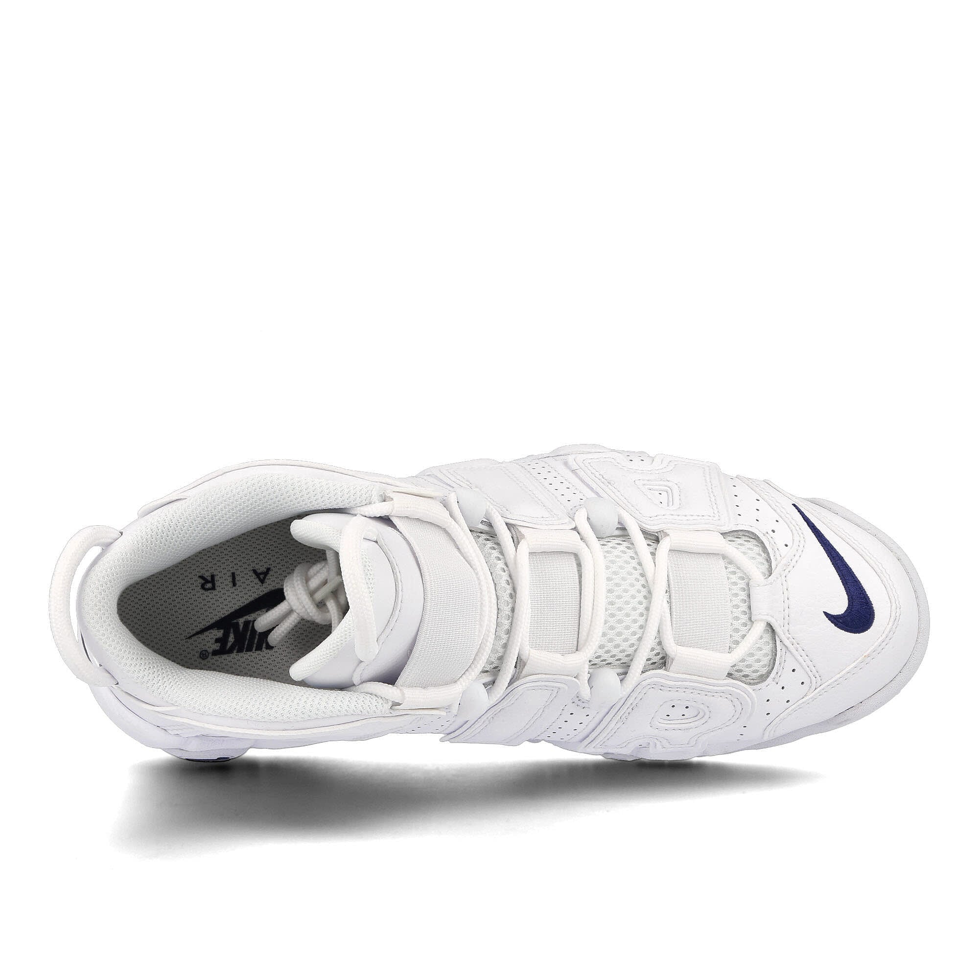 Nike air more uptempo 96 White-Midnight Navy - White Sneakers Detailfoto | Overkill