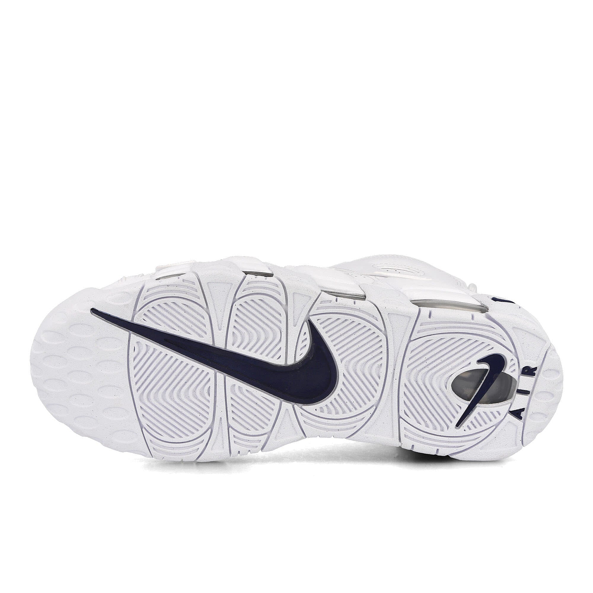Nike air more uptempo 96 White-Midnight Navy - White Sneakers Detail View 1 | Overkill