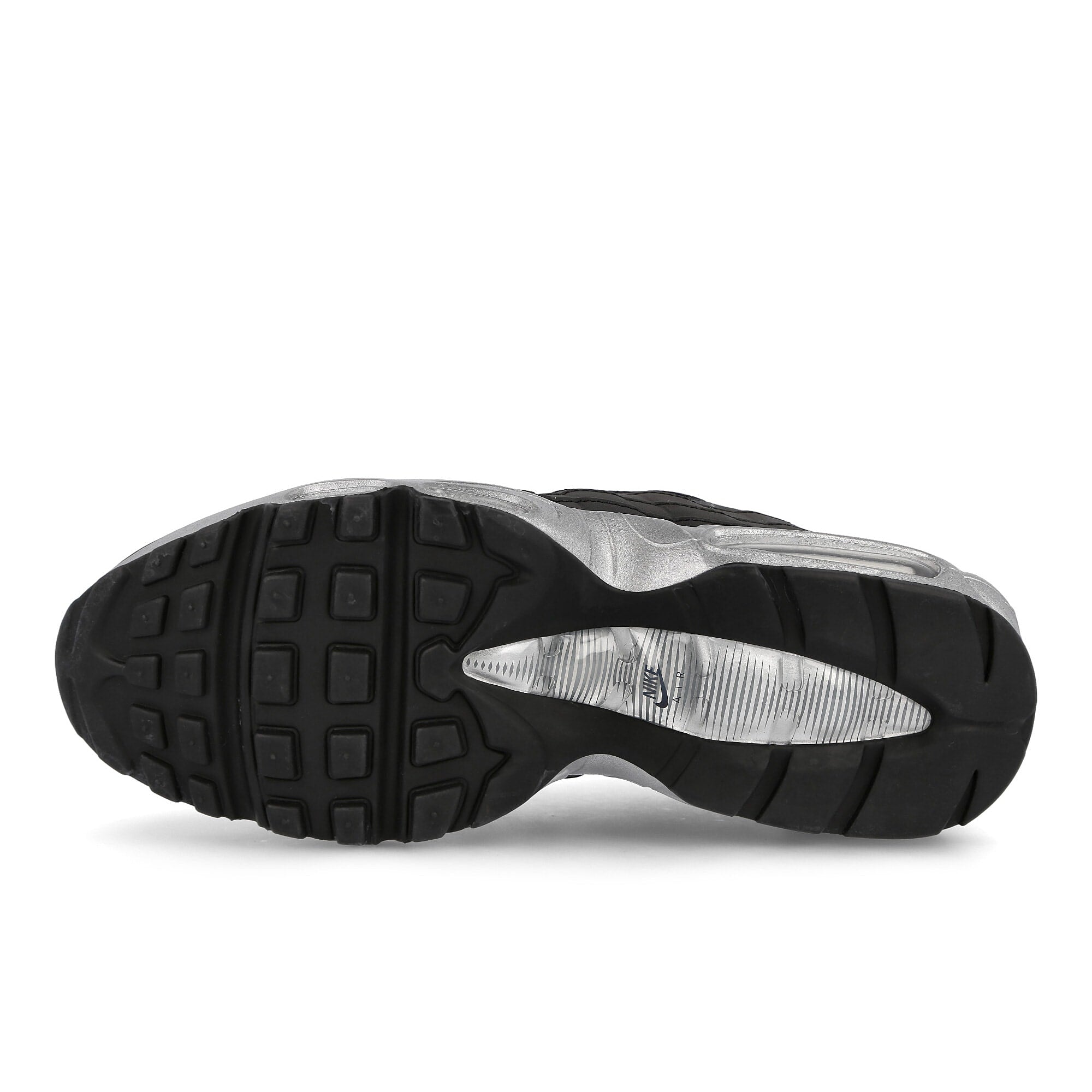 Nike air max 95 premium Black-Metallic Silver - Game Royal Sneakers Detail View 1 | Overkill