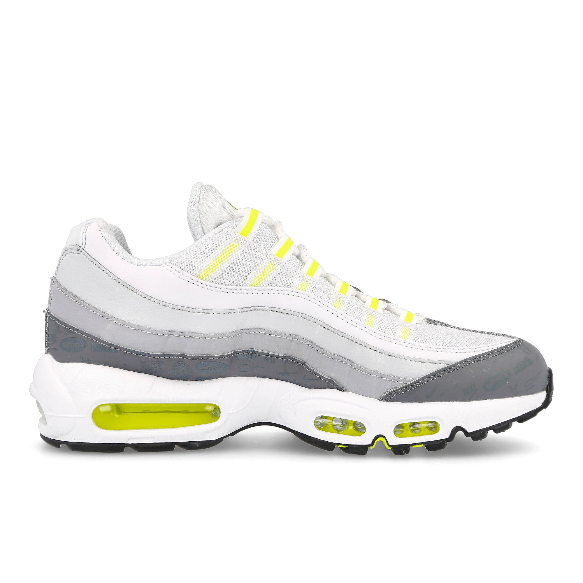 Nike air max 95 White / Black - Cool Grey - Wolf Grey Material | Overkill