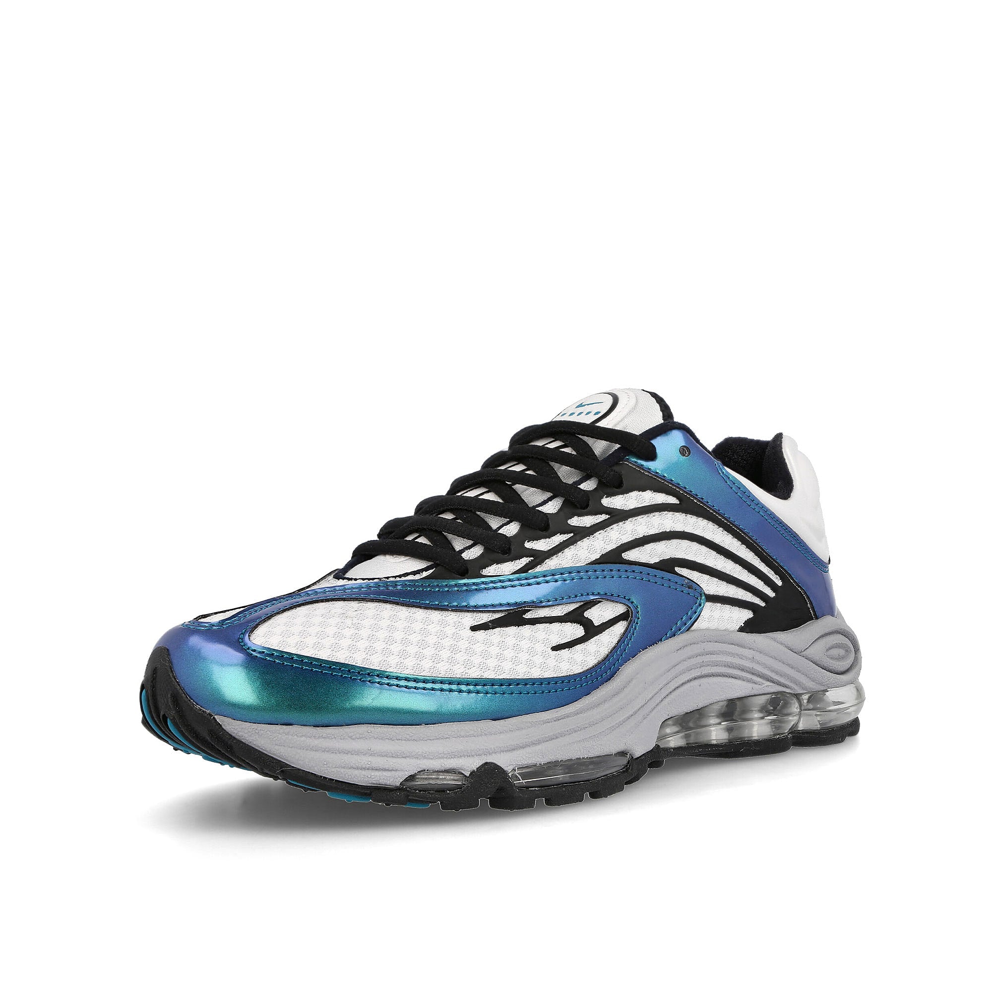Nike air tuned max White-Aquamarine - Black - Wolf Grey Sneakers Close Up | Overkill