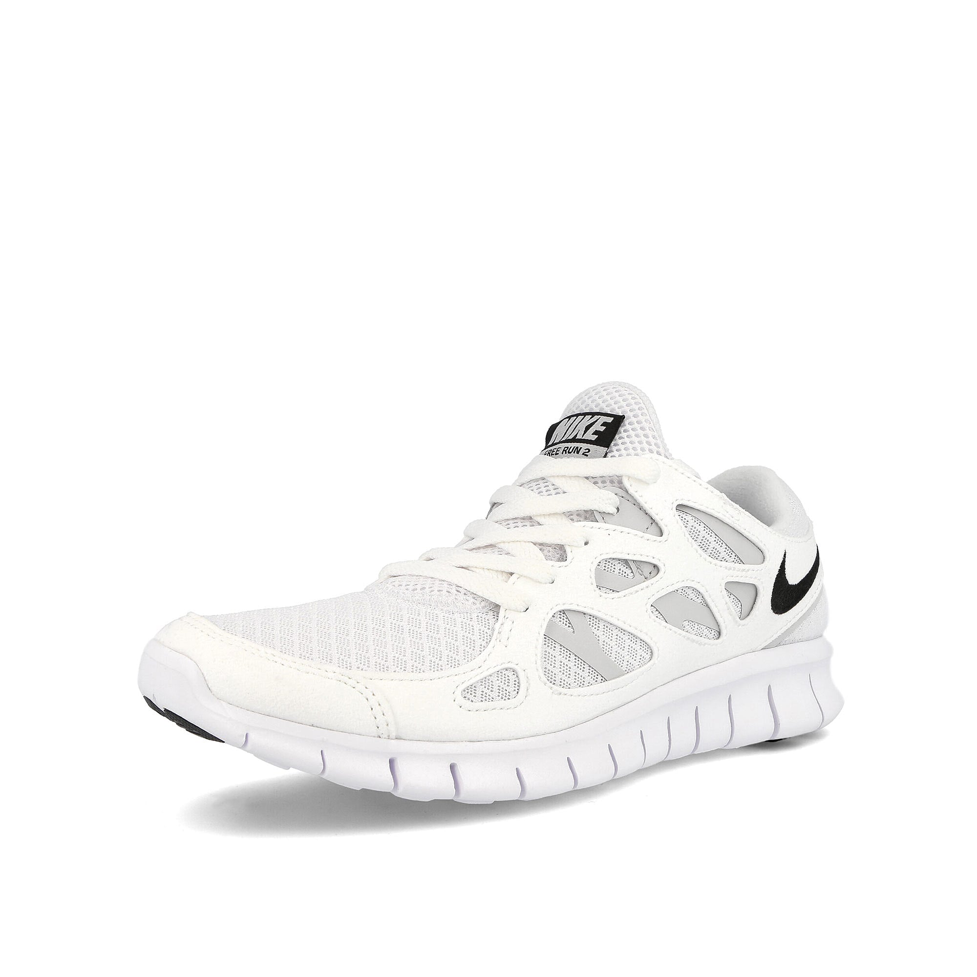 Nike free run 2 White-Black - Pure Platinum Sneakers Close Up | Overkill