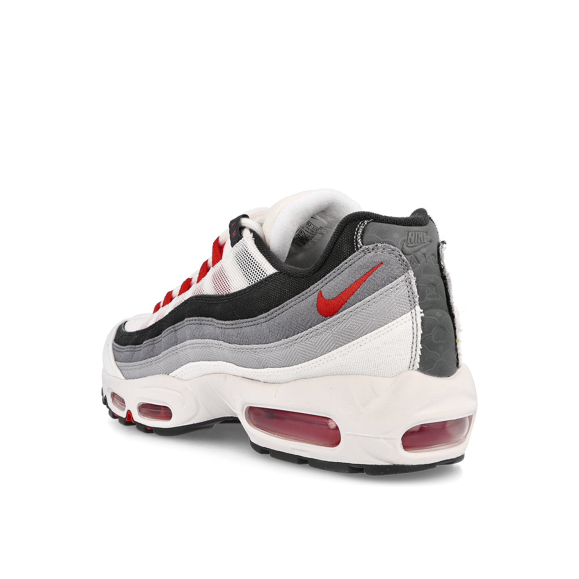 Nike air max 95 qs Summit White-Chilie Red - Off Noir Sneakers Material | Overkill