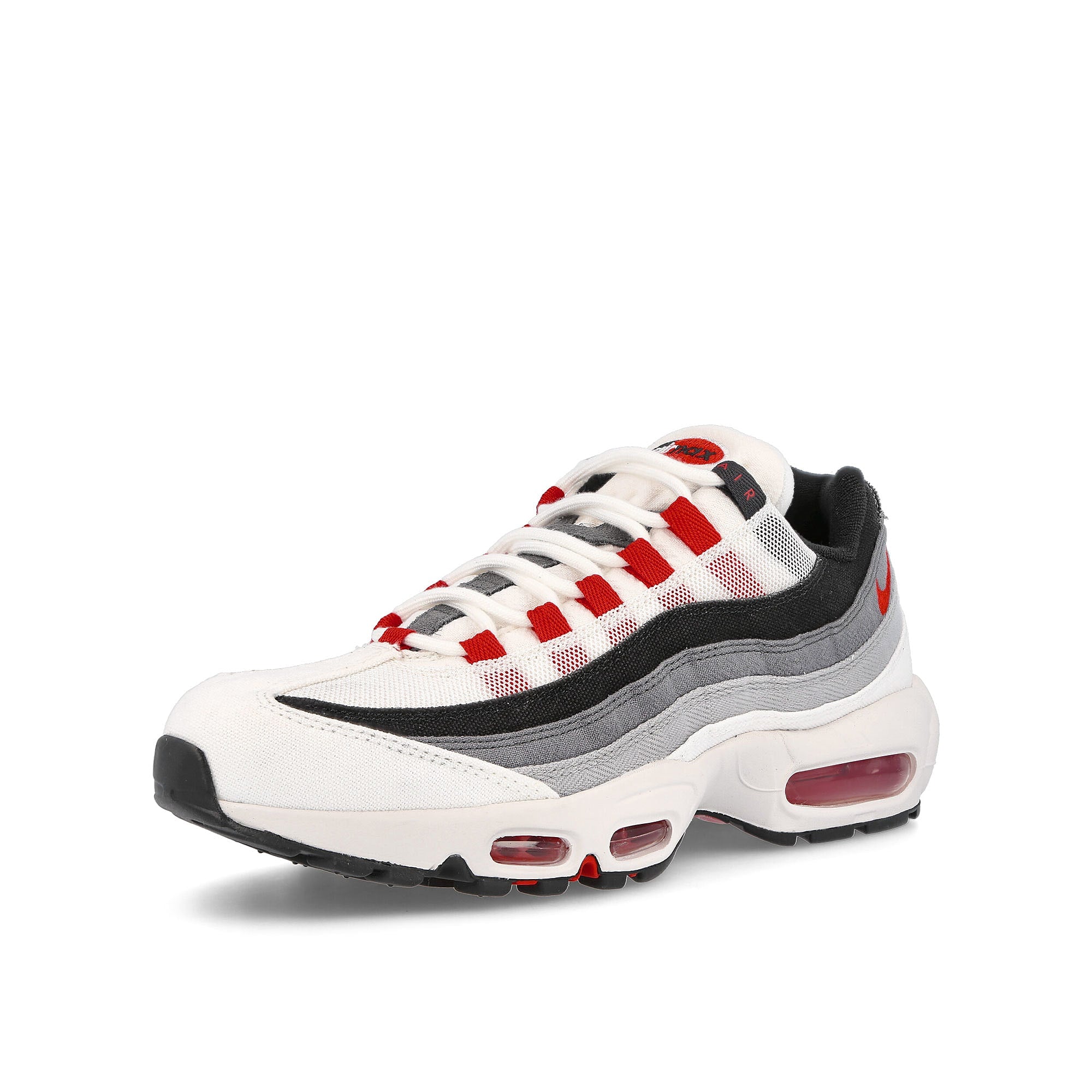 Nike air max 95 qs Summit White-Chilie Red - Off Noir Sneakers Close Up | Overkill
