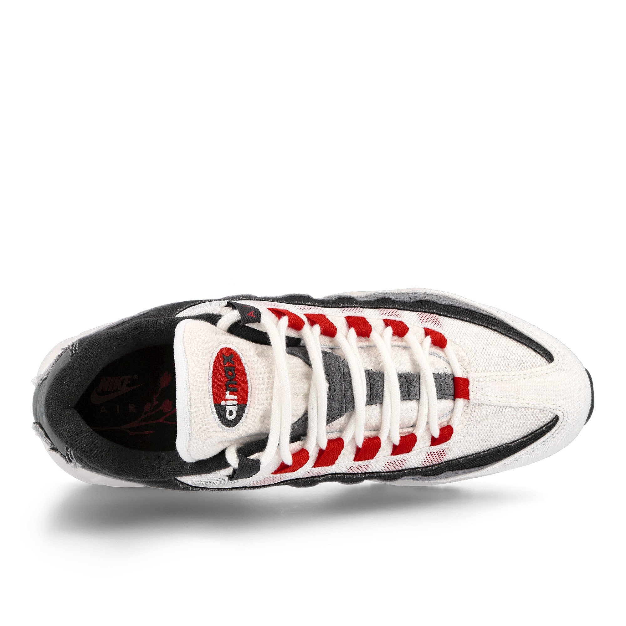 Nike air max 95 qs Summit White-Chilie Red - Off Noir Sneakers Detailfoto | Overkill
