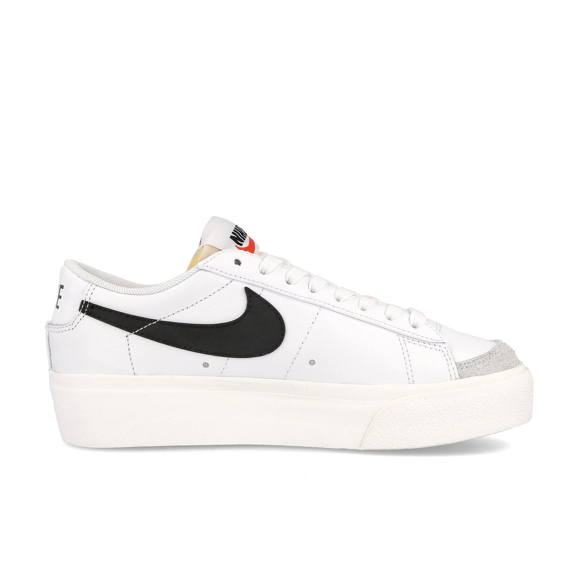 Nike wmns blazer low platform White-Black - Sail - Team Orange Low Top Sneakers Silhouette | Overkill