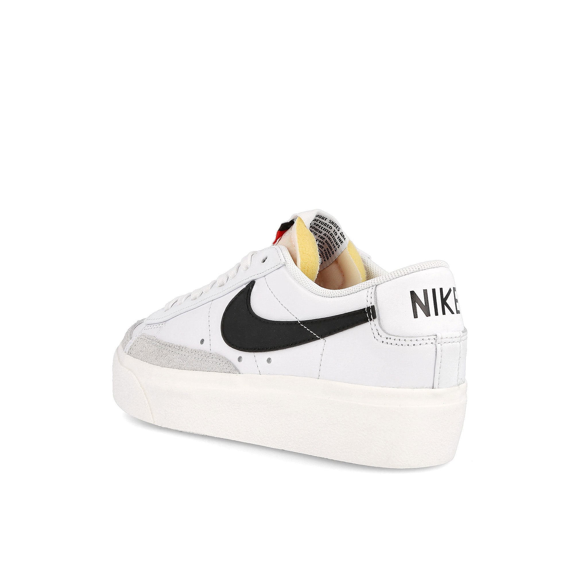 Nike wmns blazer low platform White-Black - Sail - Team Orange Low Top Sneakers Material | Overkill
