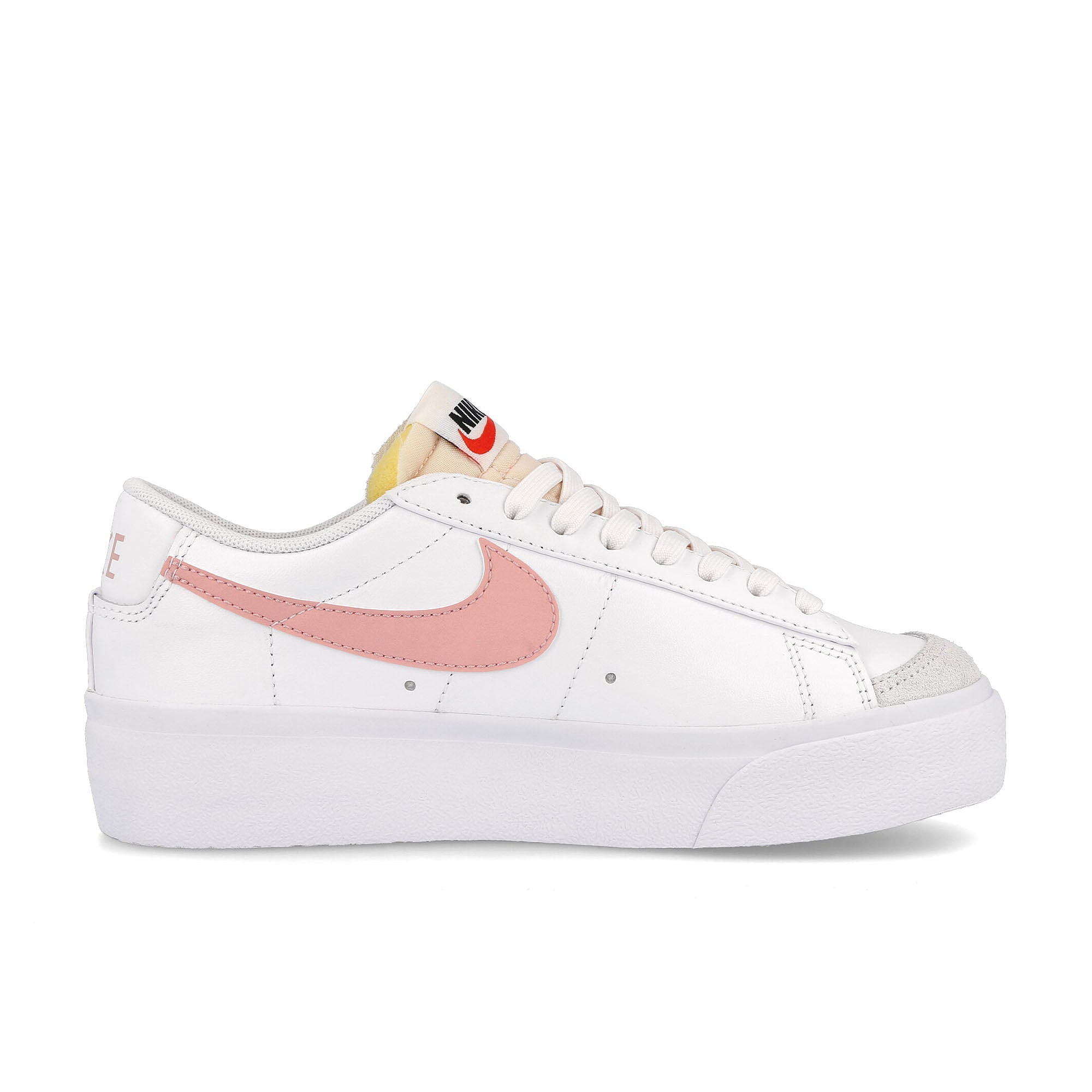 Nike wmns blazer low platform White / Pink Glaze - Summit White - Black Material | Overkill