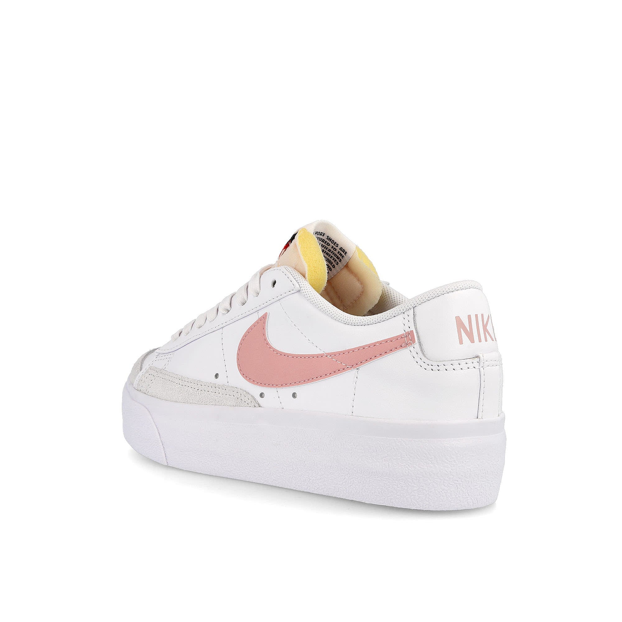 Nike wmns blazer low platform White / Pink Glaze - Summit White - Black Close-up | Overkill
