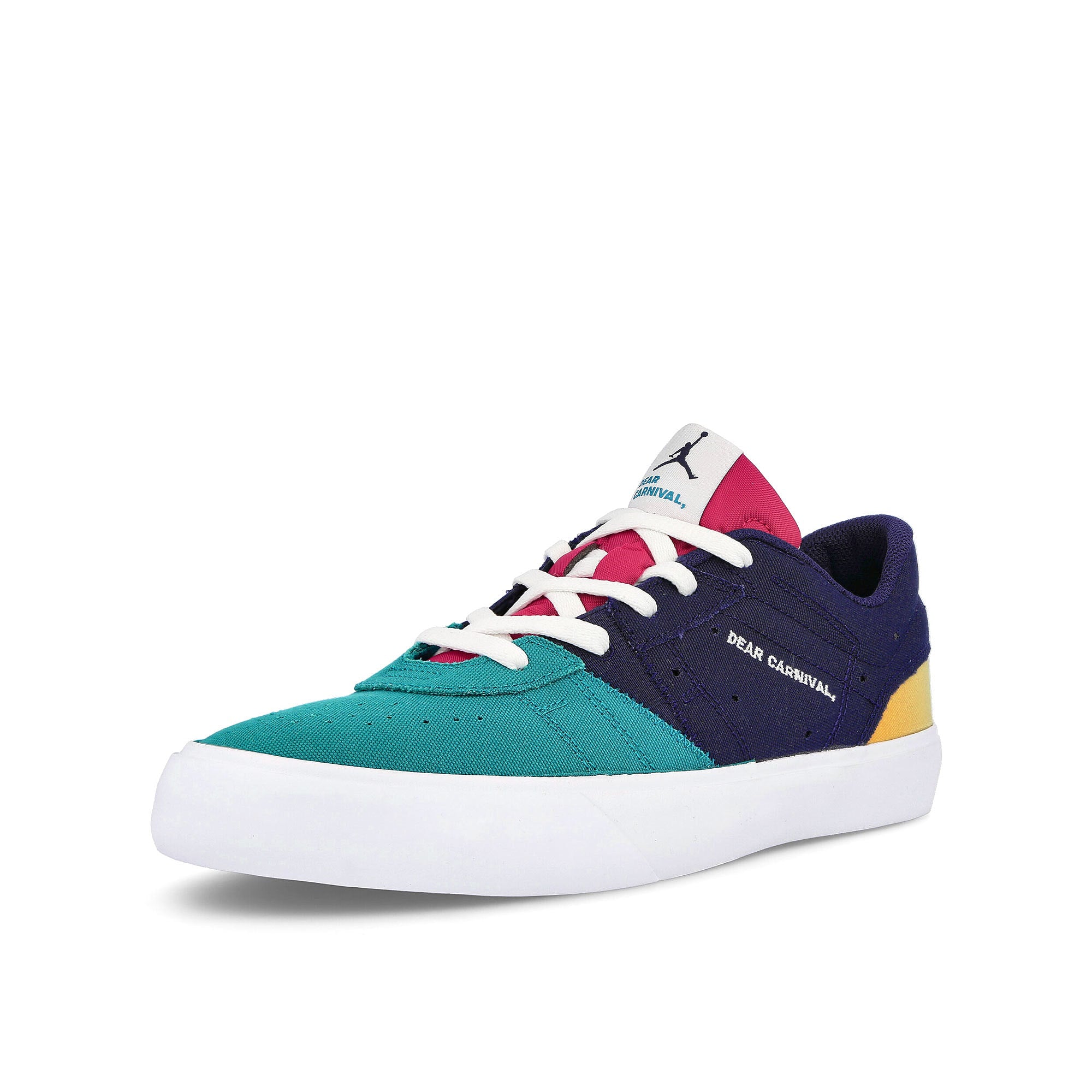 Jordan Air Jordan Series .04 Blackened Blue-White - Bright Spruce Low Top Sneakers Close Up | Overkill