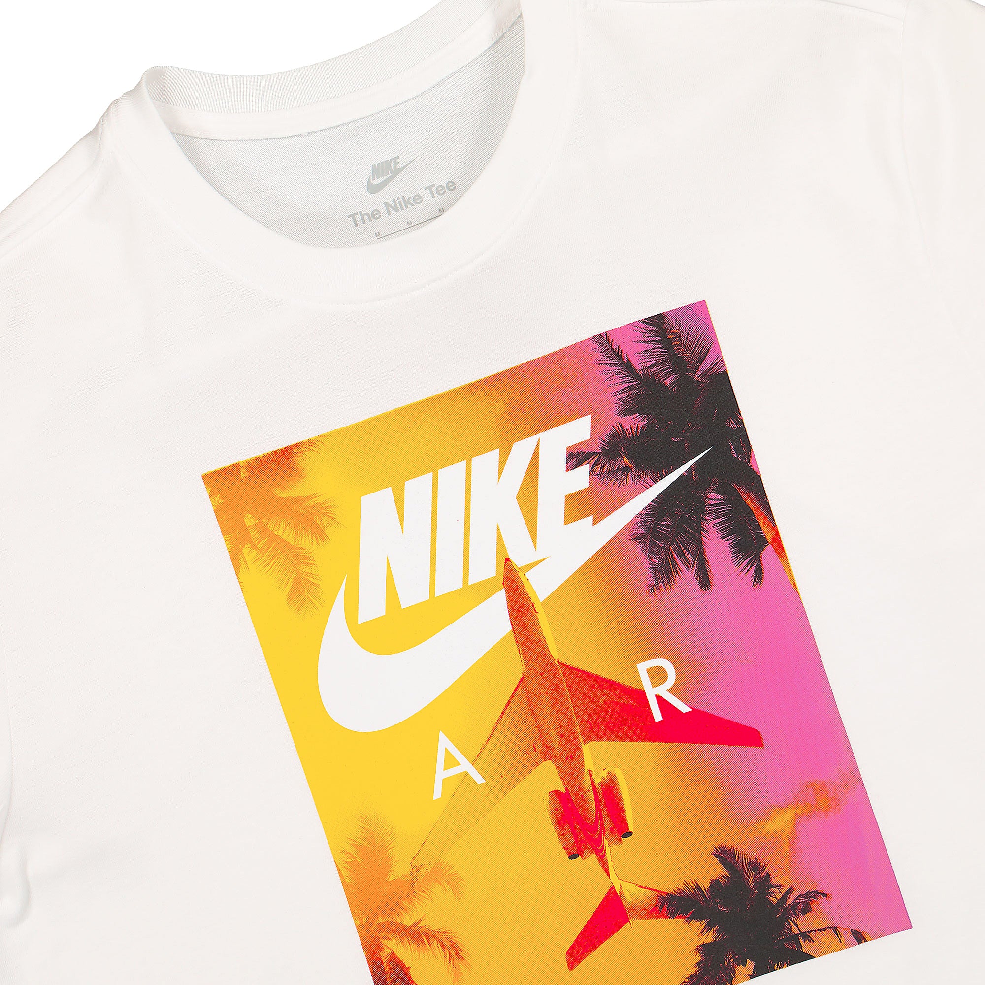 Nike NSW Swoosh By Air Photo Tee White T-Shirts Close-up | Overkill