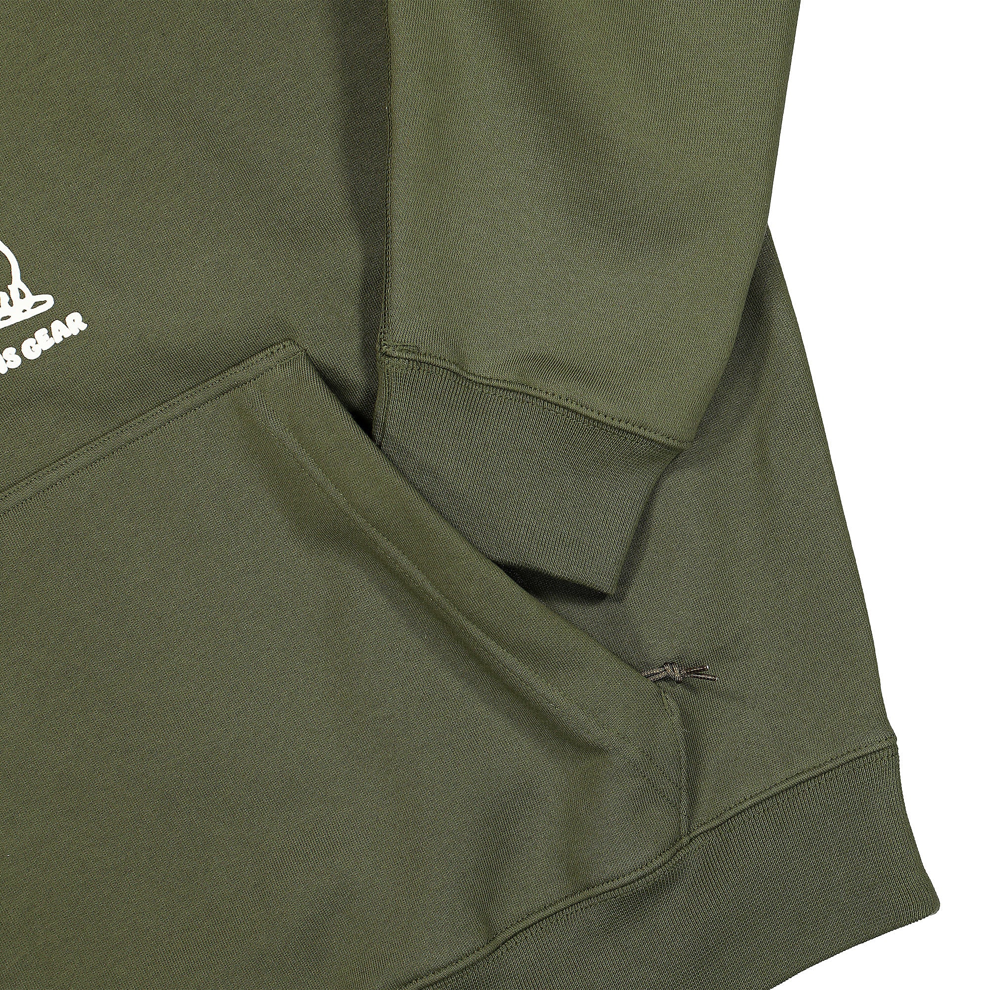 Nike ACG Therma FIT Troll Graphic Hoodie Cargo Khaki / Black / Summit White Hoodies Detailfoto | Overkill