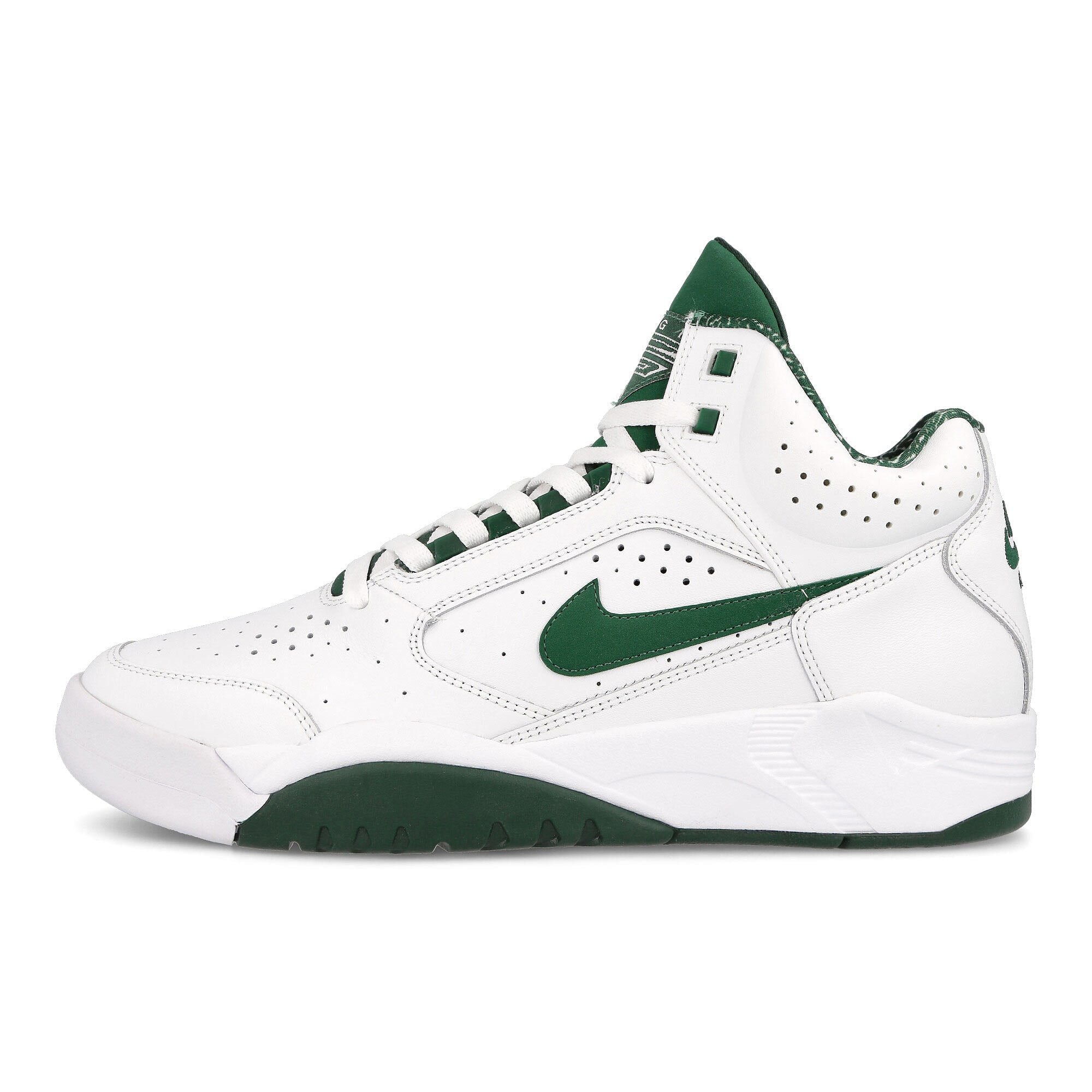 Nike Air Flight Lite Mid White / Gorge Green Mid Top Sneakers DJ2518 103 | Overkill