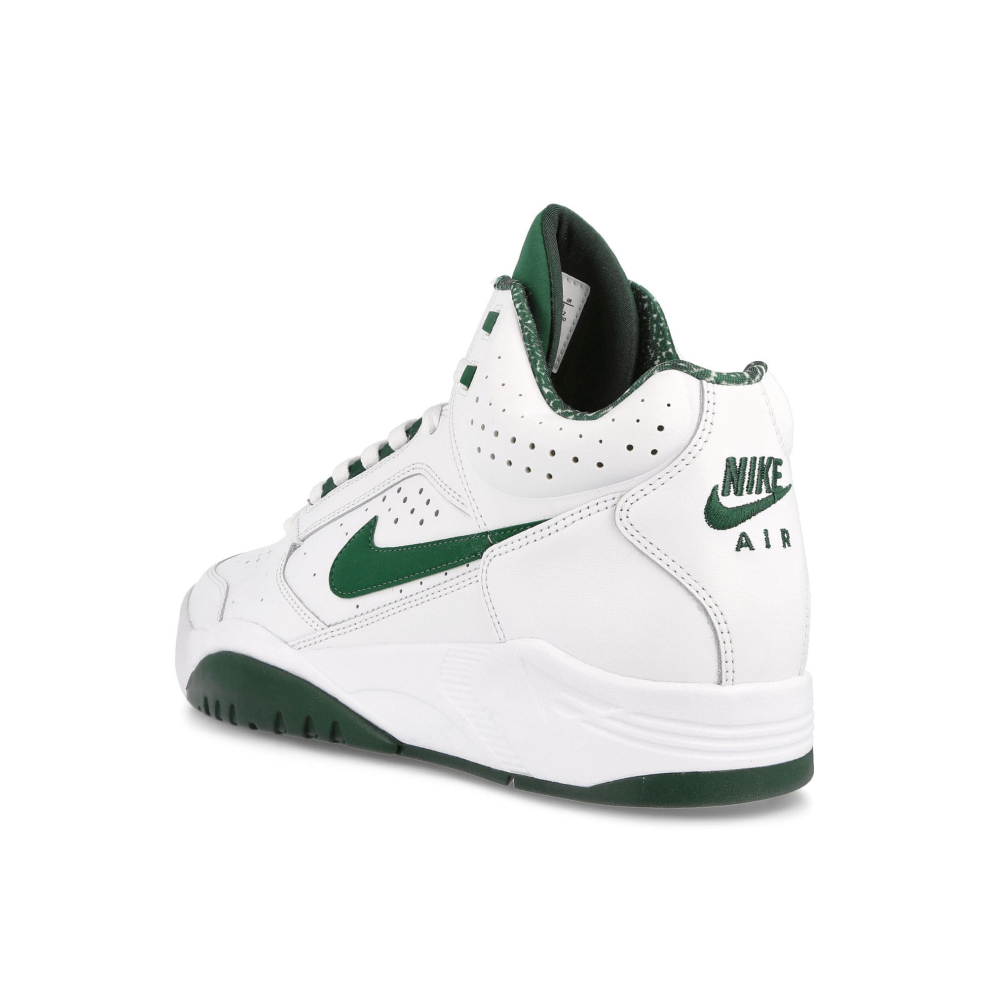 Nike Air Flight Lite Mid White / Gorge Green Mid Top Sneakers Material | Overkill
