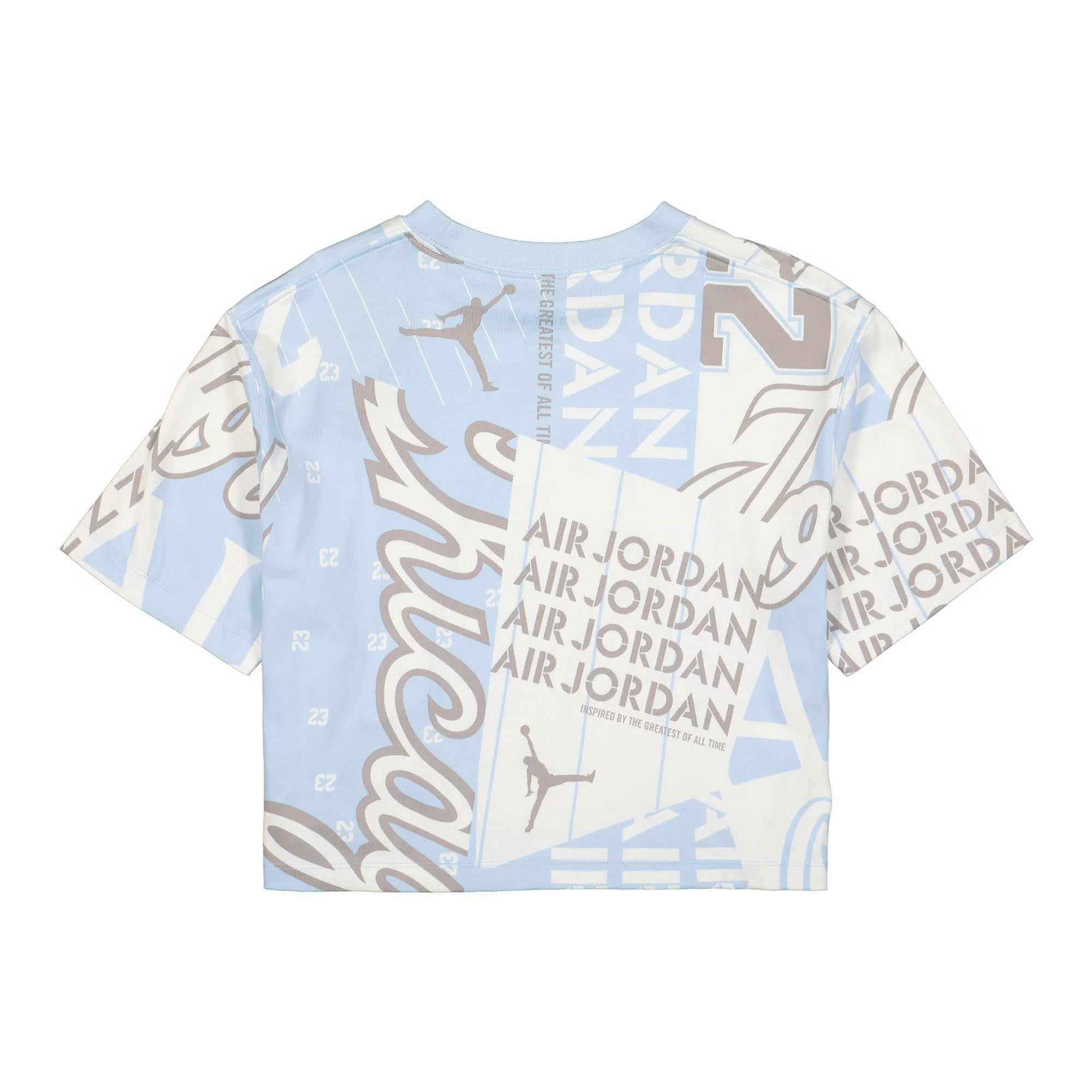 Jordan Wmns Air Jordan Heritage Tee Celestine Blue T-Shirts Material | Overkill