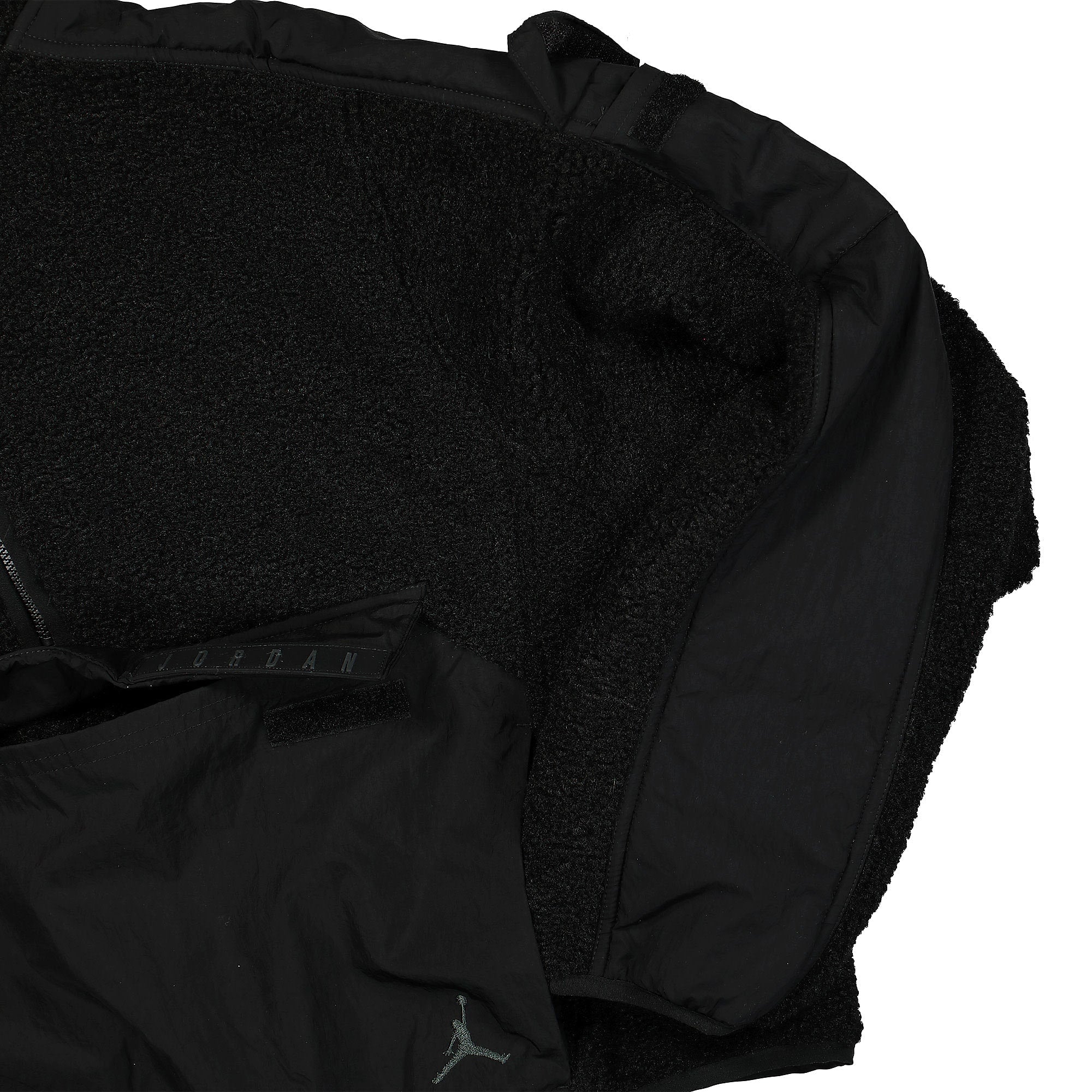 Jordan Wmns Air Jordan Cozy Girl Fleece Hoodie Black / Dark Smoke Grey Hoodies Detailfoto | Overkill