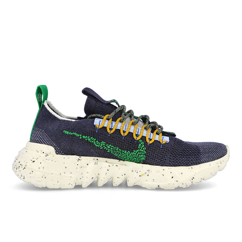 Nike space hippie 01 Obsidian-Signal Blue - Psyche Blue - White Sneakers Silhouette | Overkill