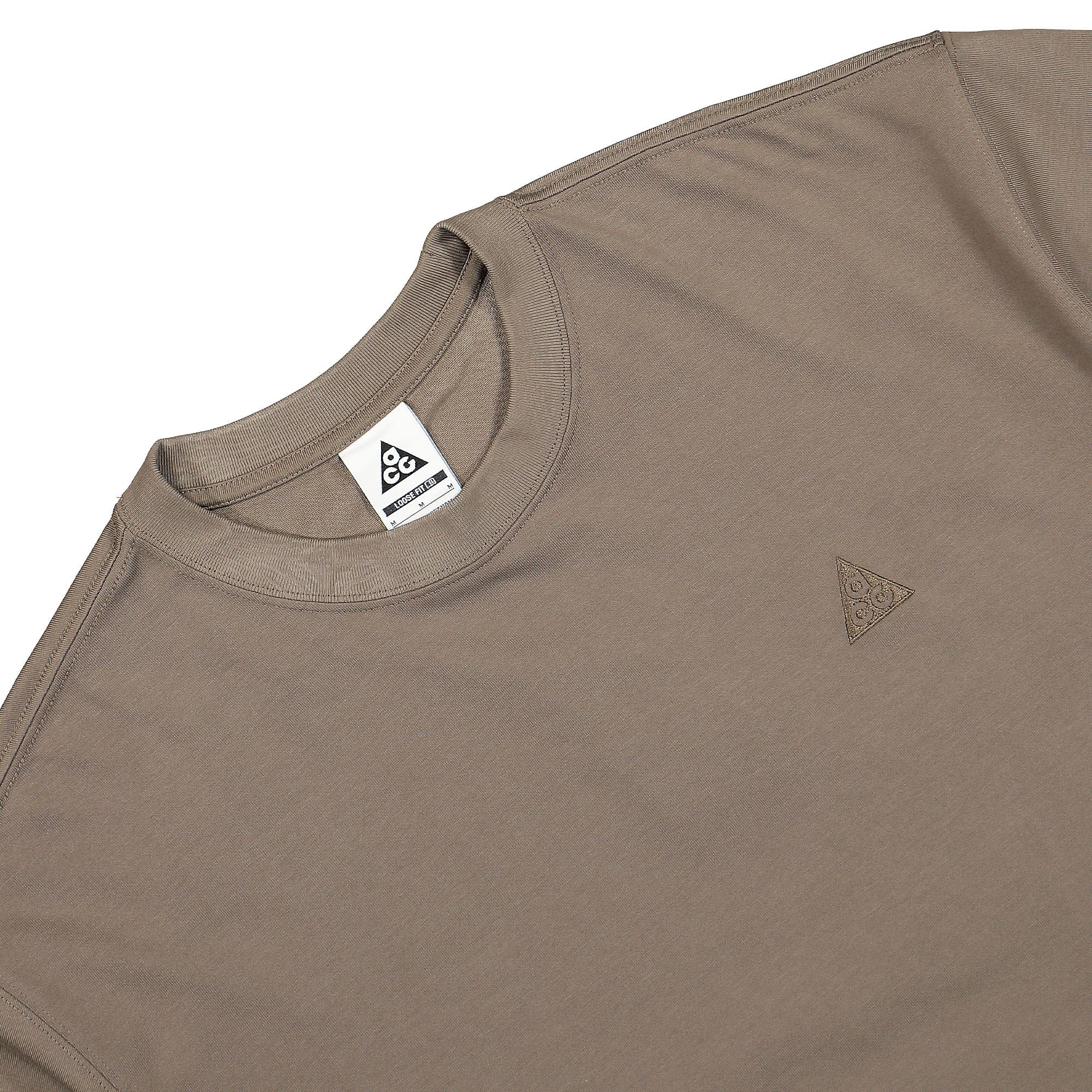 Nike NRG ACG Tee Olive Grey T-Shirts Close-up | Overkill