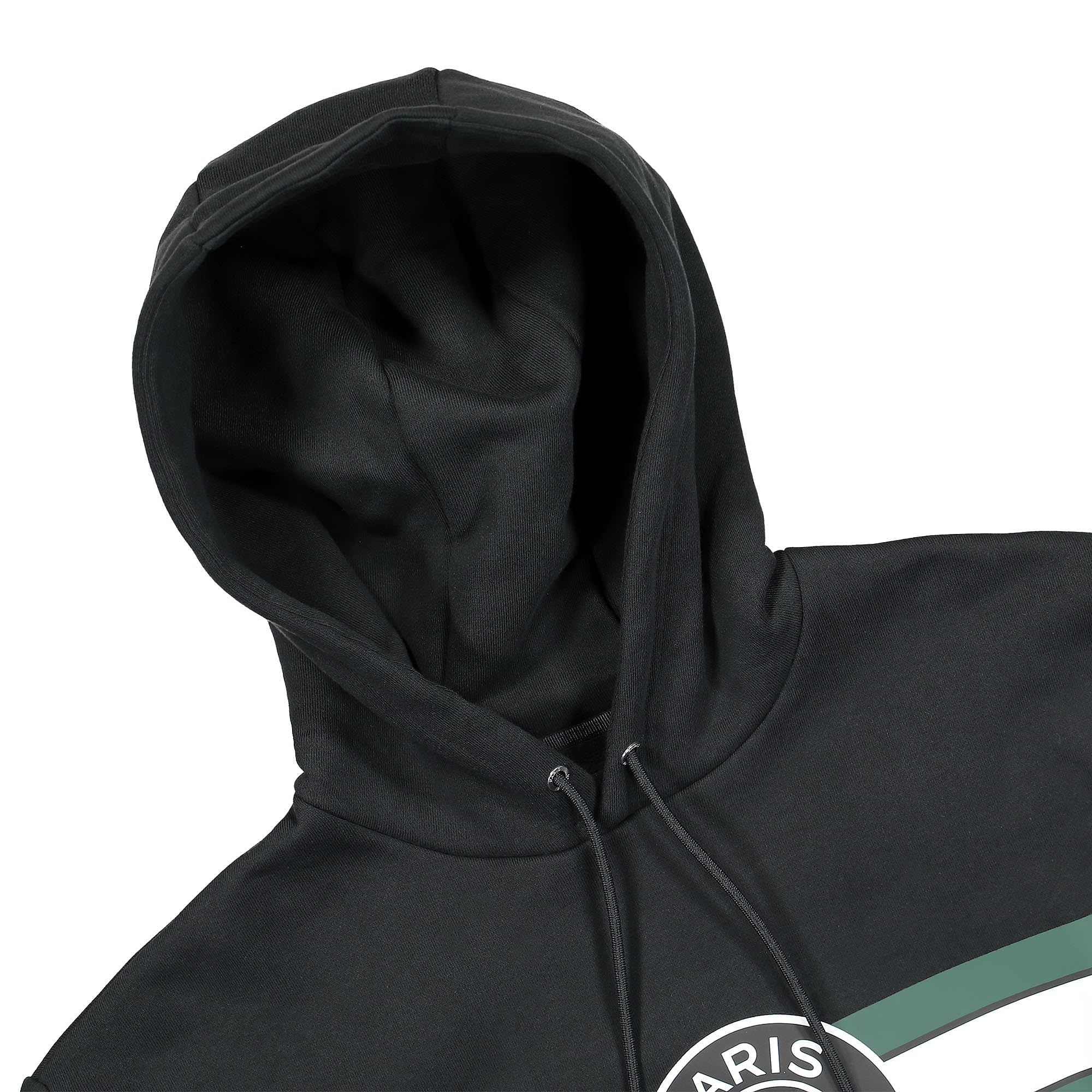 Jordan Paris Saint Germain x Air Jordan Fleece Hoodie Black Hoodies Close-up | Overkill