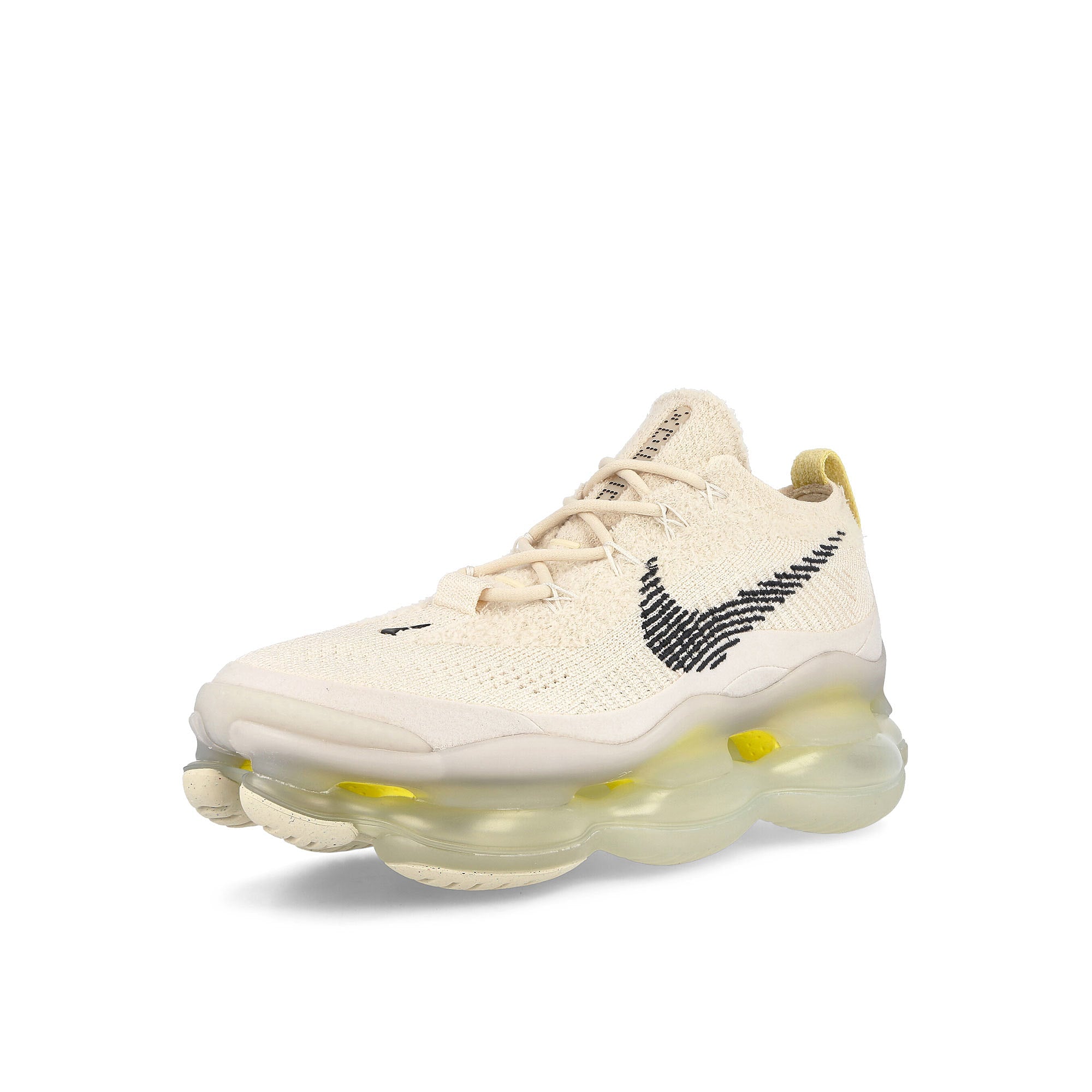 Nike wmns air max scorpion flyknit Phantom / Black - Light Cream - Lemon Wash Sneakers Close Up | Overkill