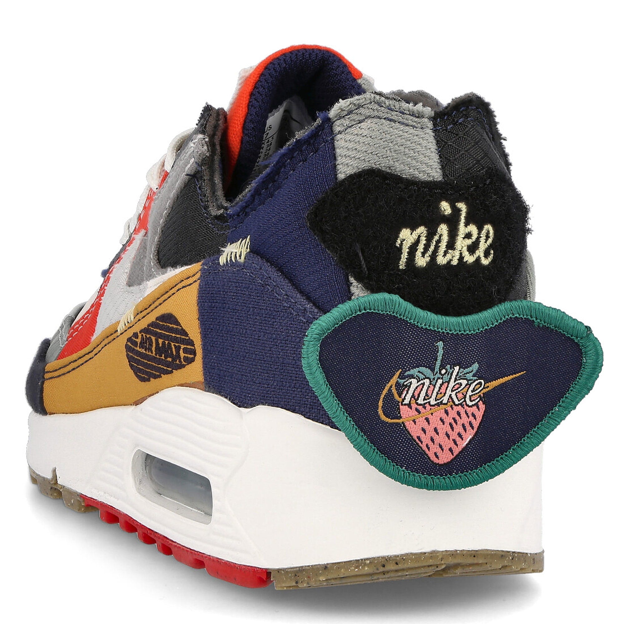 Nike wmns air max 90 qs College Navy / Light Bone-Sail - Chile Red Detail view 1 | Overkill