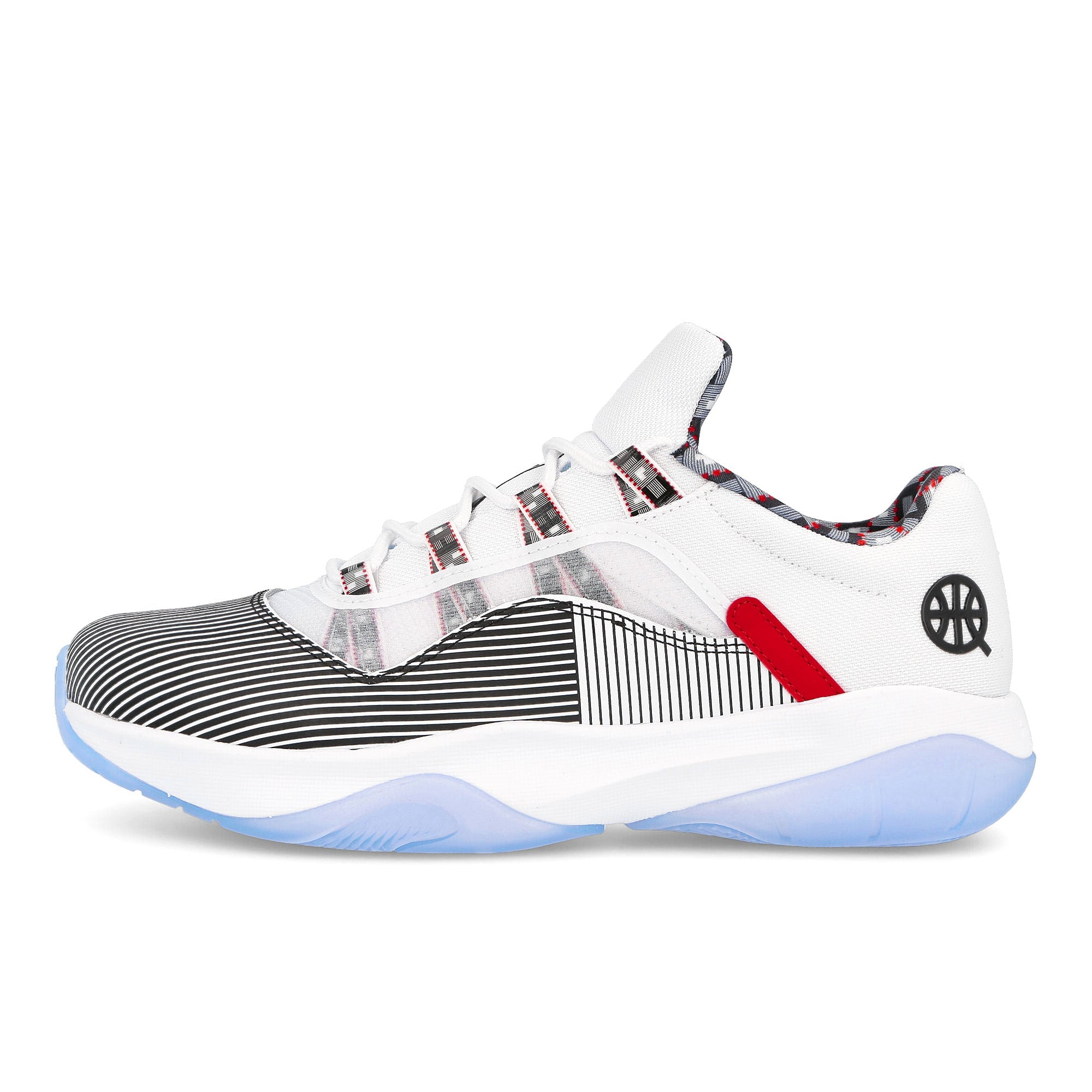 Nike air jordan 11 comfort low q54 White-Black - University Red Low Top Sneakers DJ4893 106 | Overkill