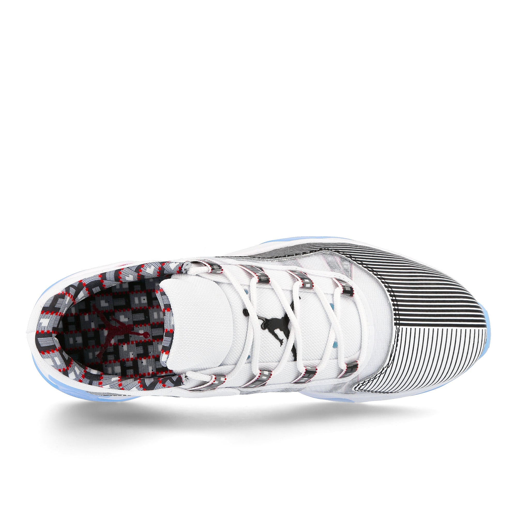 Nike air jordan 11 comfort low q54 White-Black - University Red Low Top Sneakers Detailfoto | Overkill