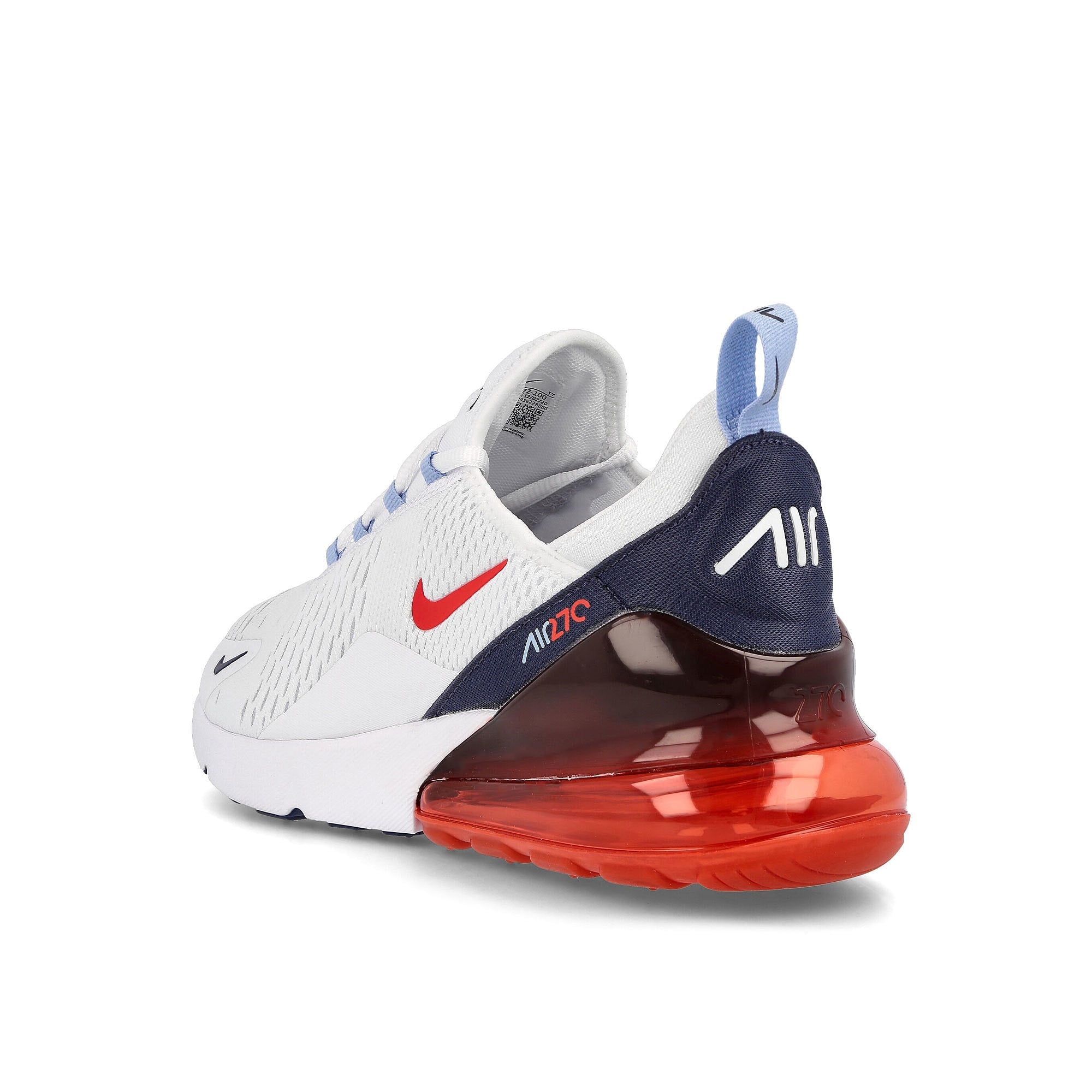 Nike air max 270 White / Chile Red - Midnight Navy Close-up | Overkill