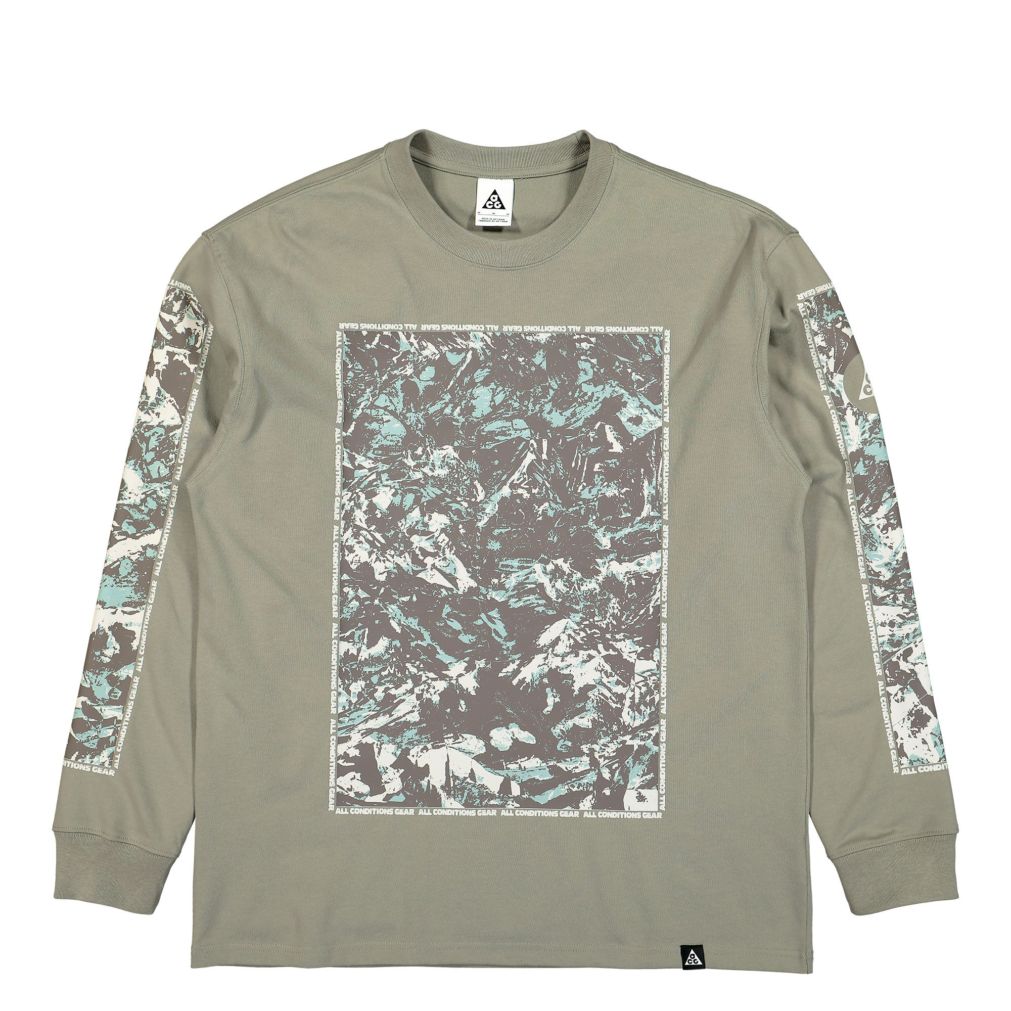 Nike NRG ACG Cave Long Sleeve Tee Grey T-Shirts DJ5774 320 | Overkill