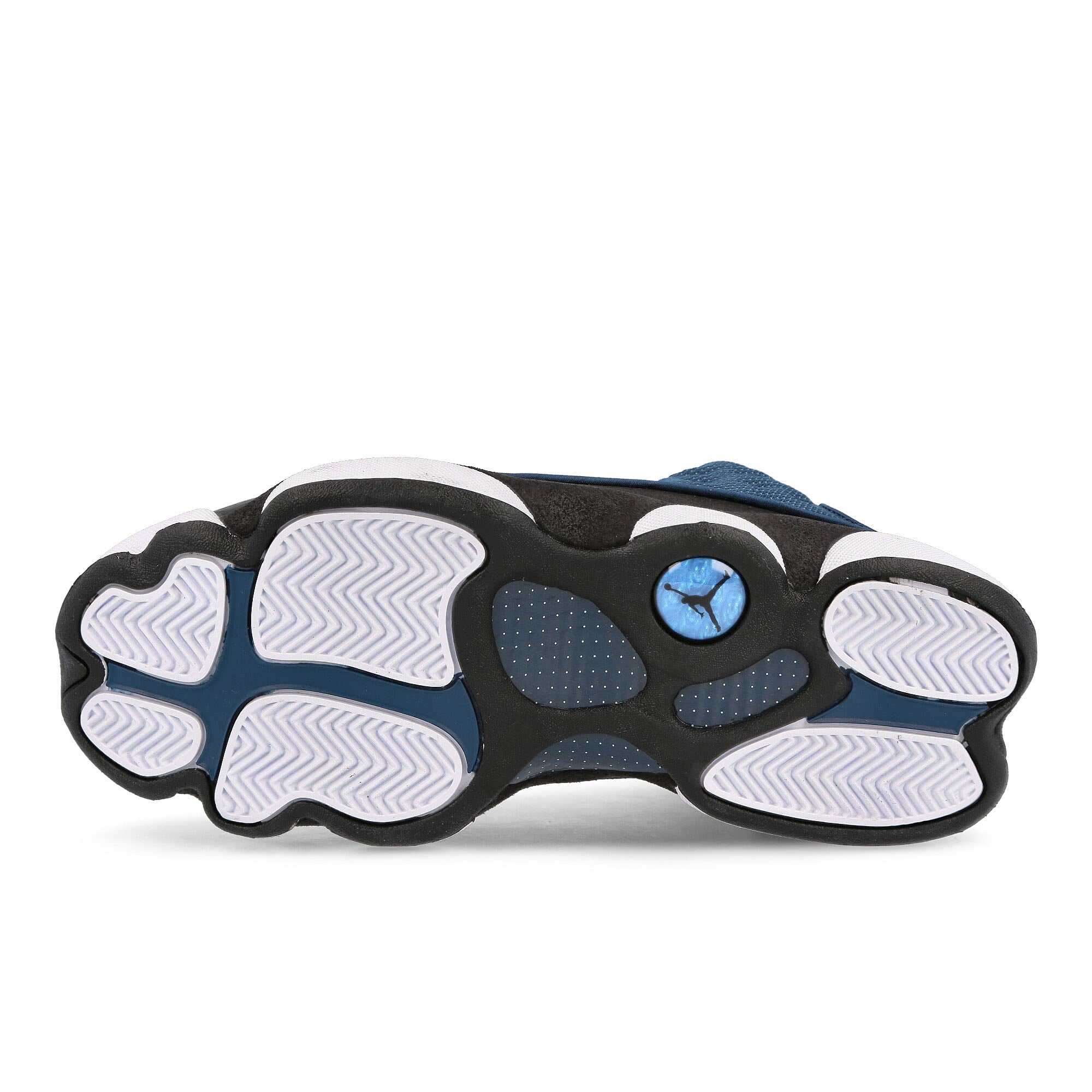 Jordan Air Jordan 13 Retro Navy-University Blue - Black - White Mid Top Sneakers Detail View 1 | Overkill