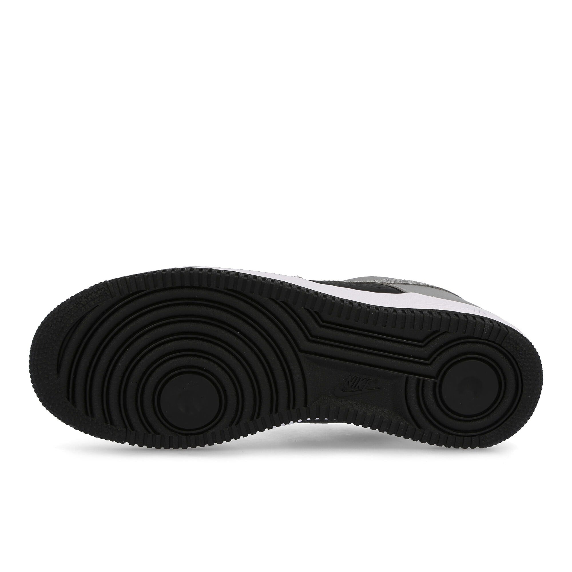 Nike air force 1 b Black-Black - Silver Low Top Sneakers Detail View 1 | Overkill